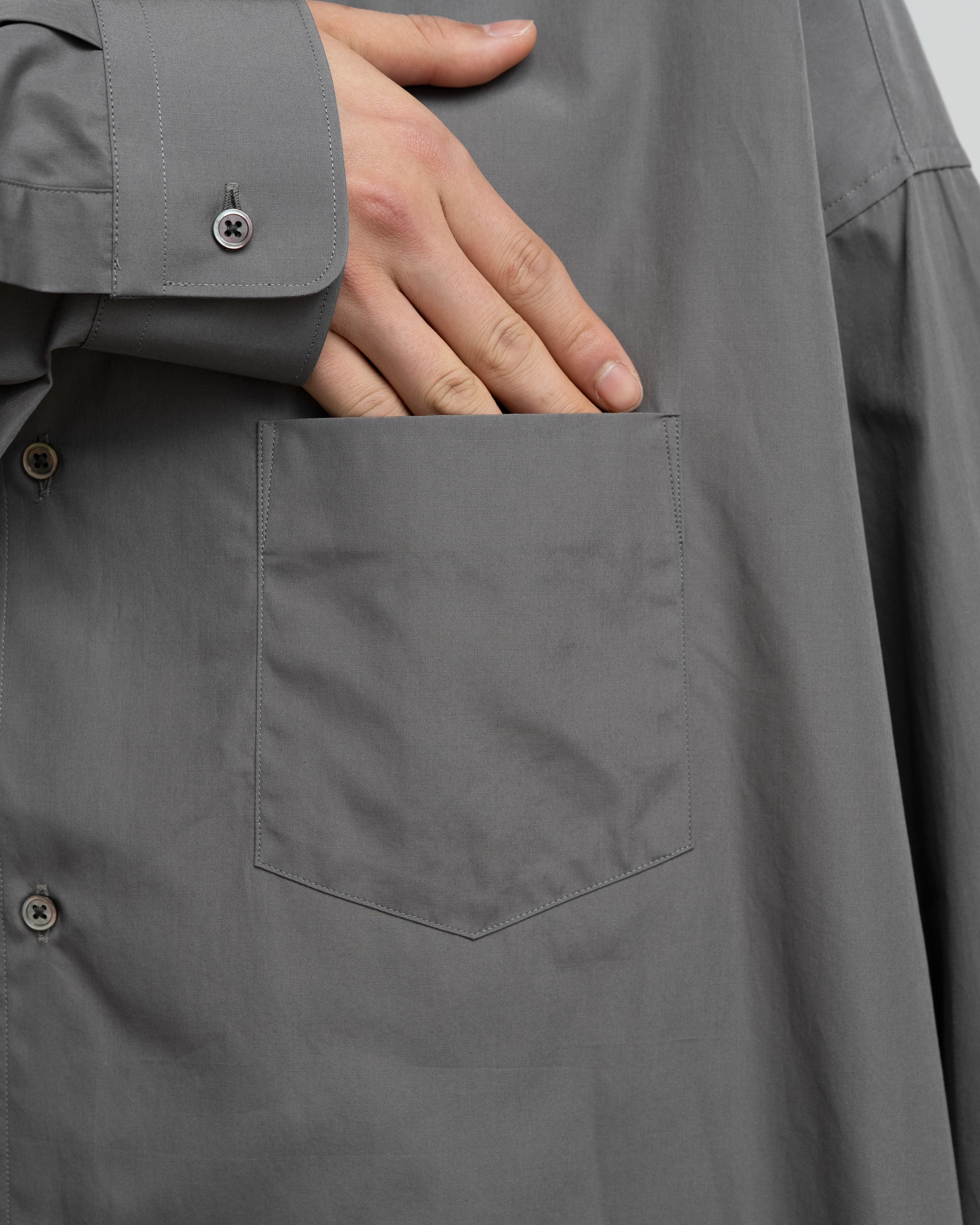 【8/22(土)発売】ALUMO for GP L/S Oversized Regular Collar Shirt