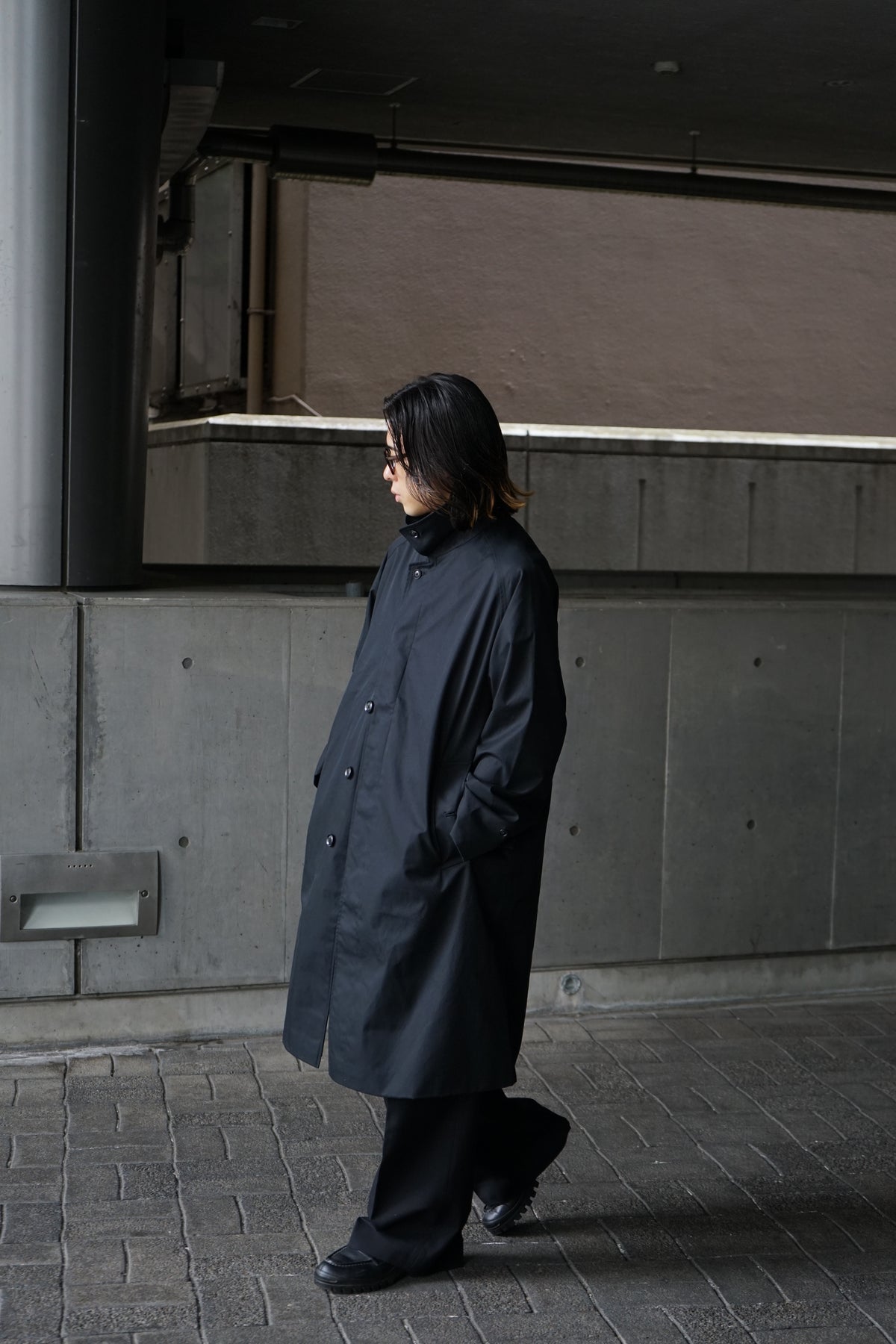 2L Cotton GORE-TEX Balmacaan Coat