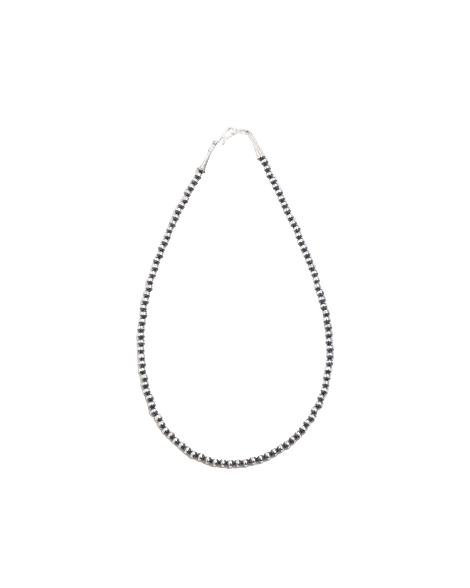 4mm/45cm SILVER NECKLACE