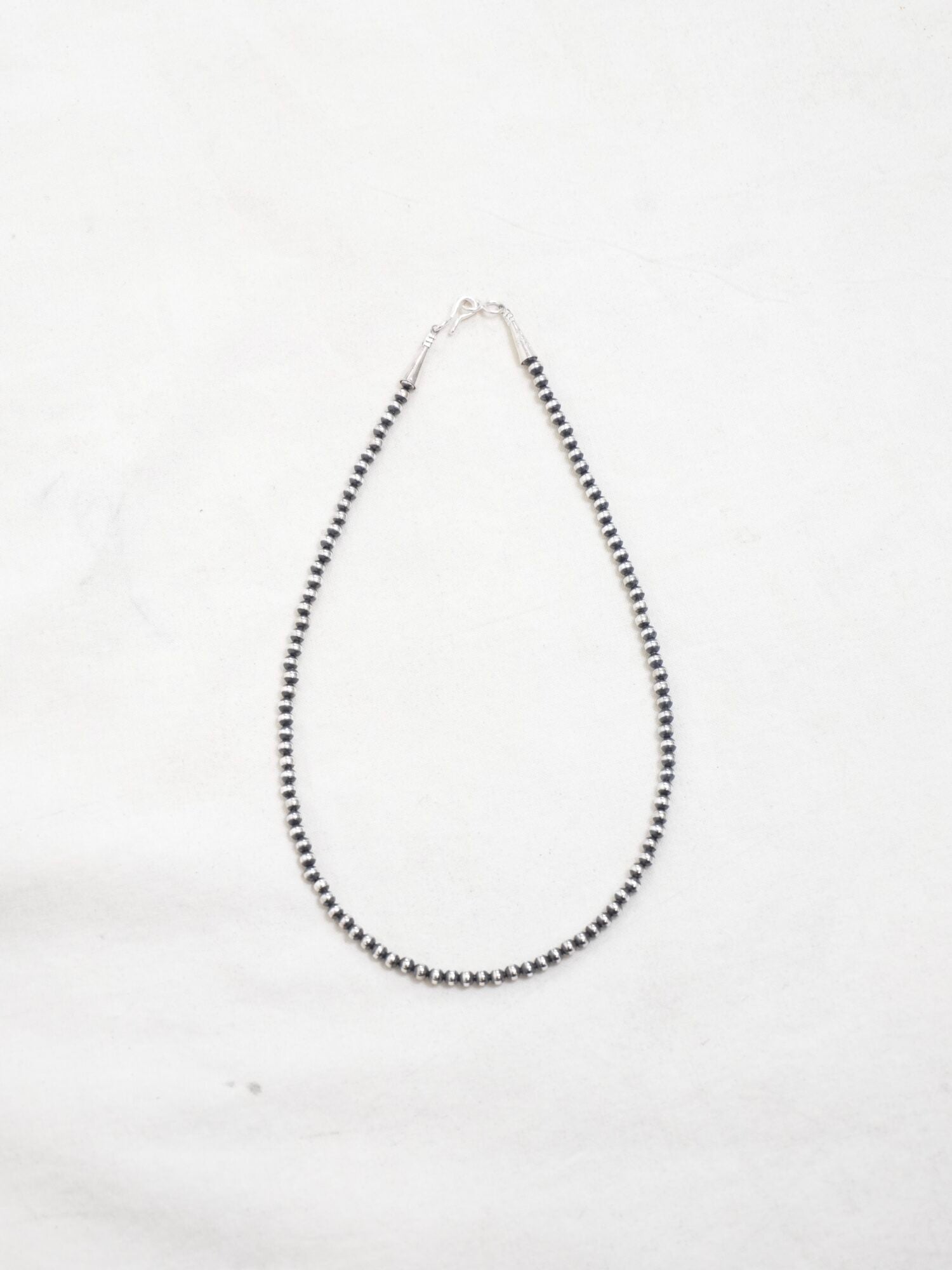4mm/45cm SILVER NECKLACE