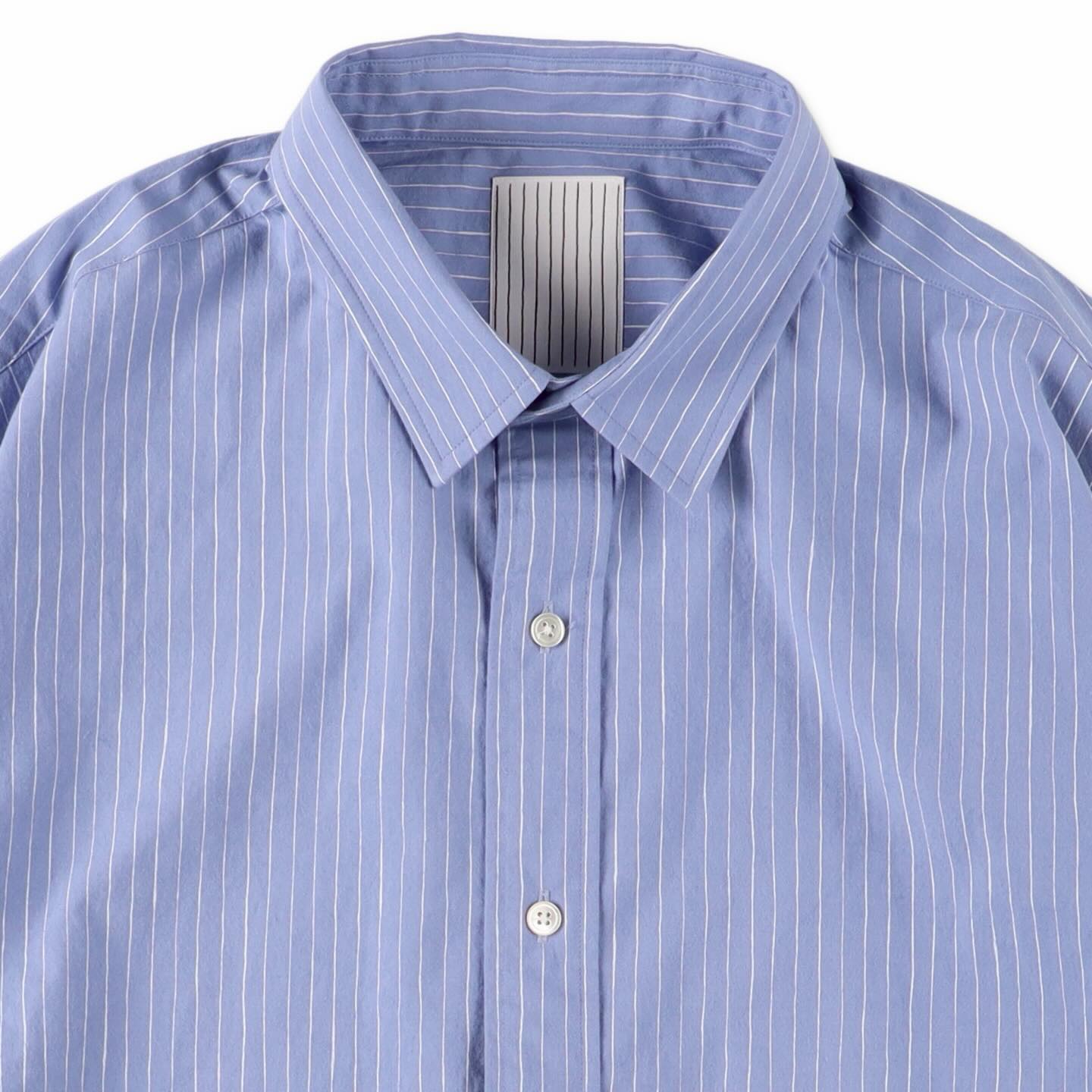 【RESTOCK】COTTON STRIPE SLIT SHIRT