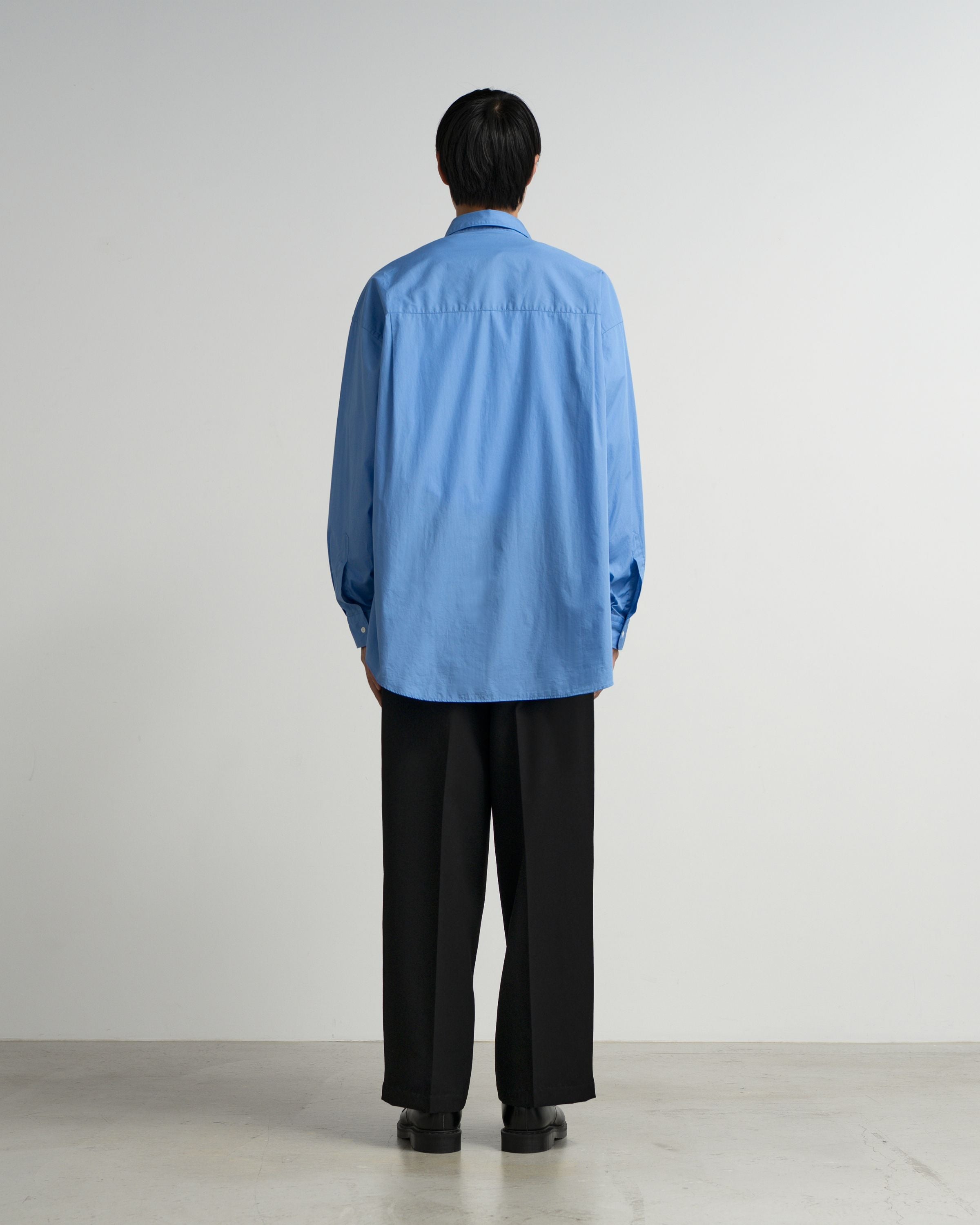 Broad L/S Oversized Regular Collar Shirt