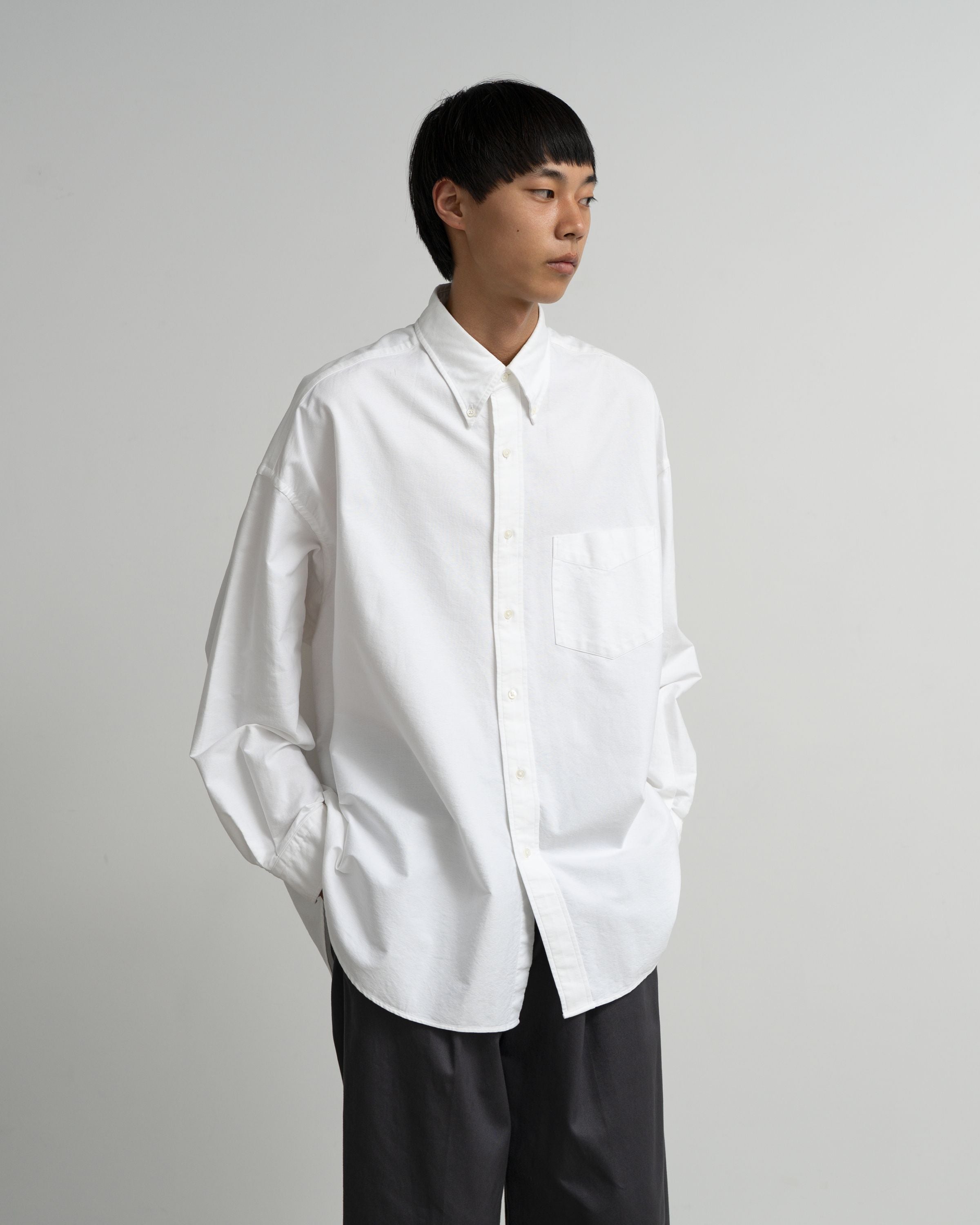 【8/1(土)発売】Oxford L/S Oversized B.D Shirt