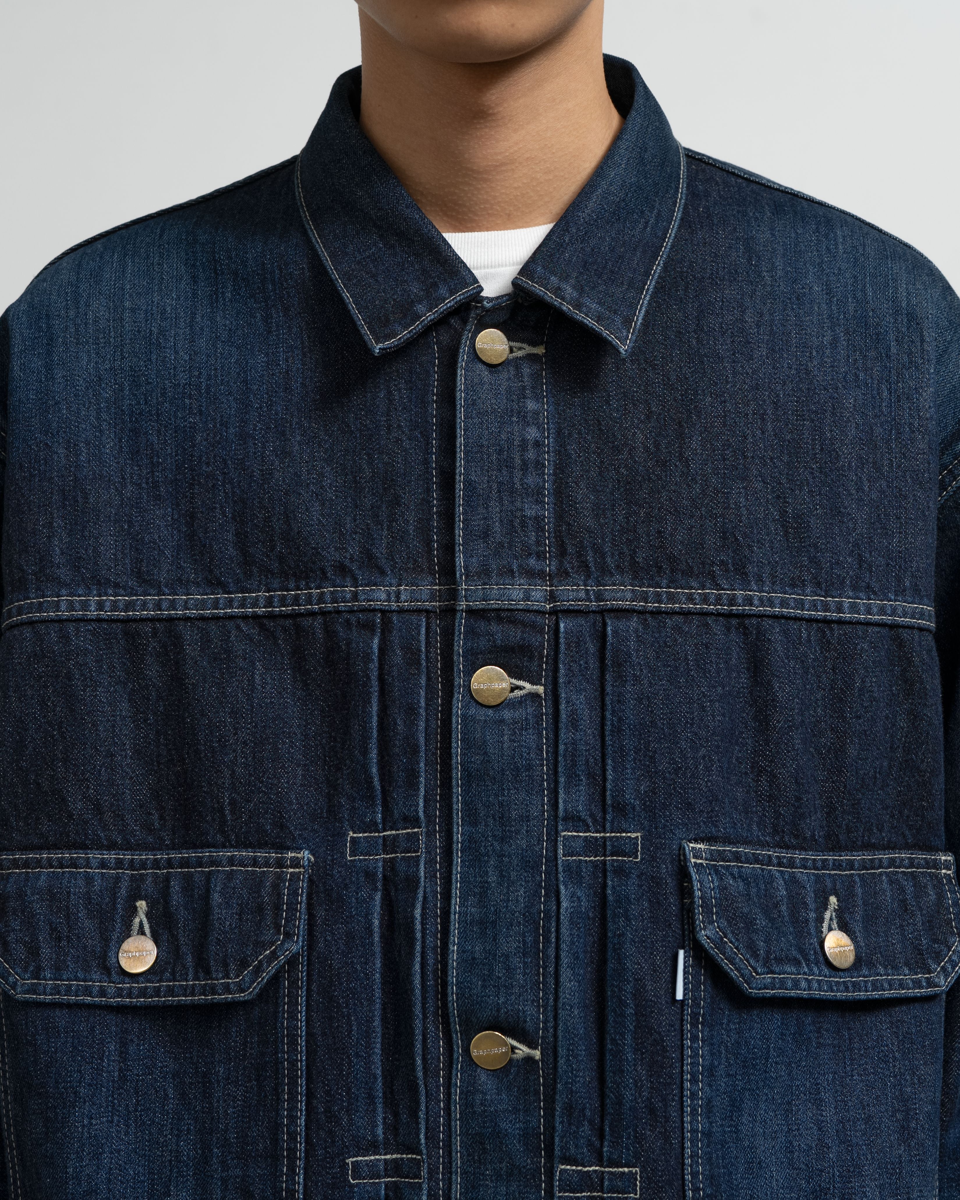Selvage Denim Jacket -DARK FADE-
