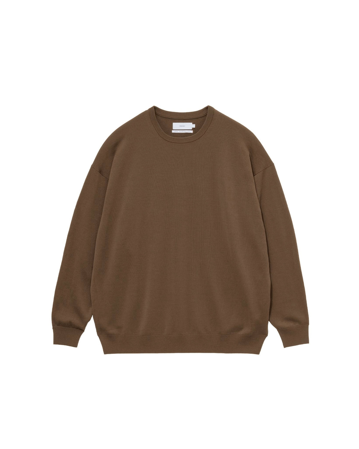 High Gauge L/S Oversized Crew Neck Knit