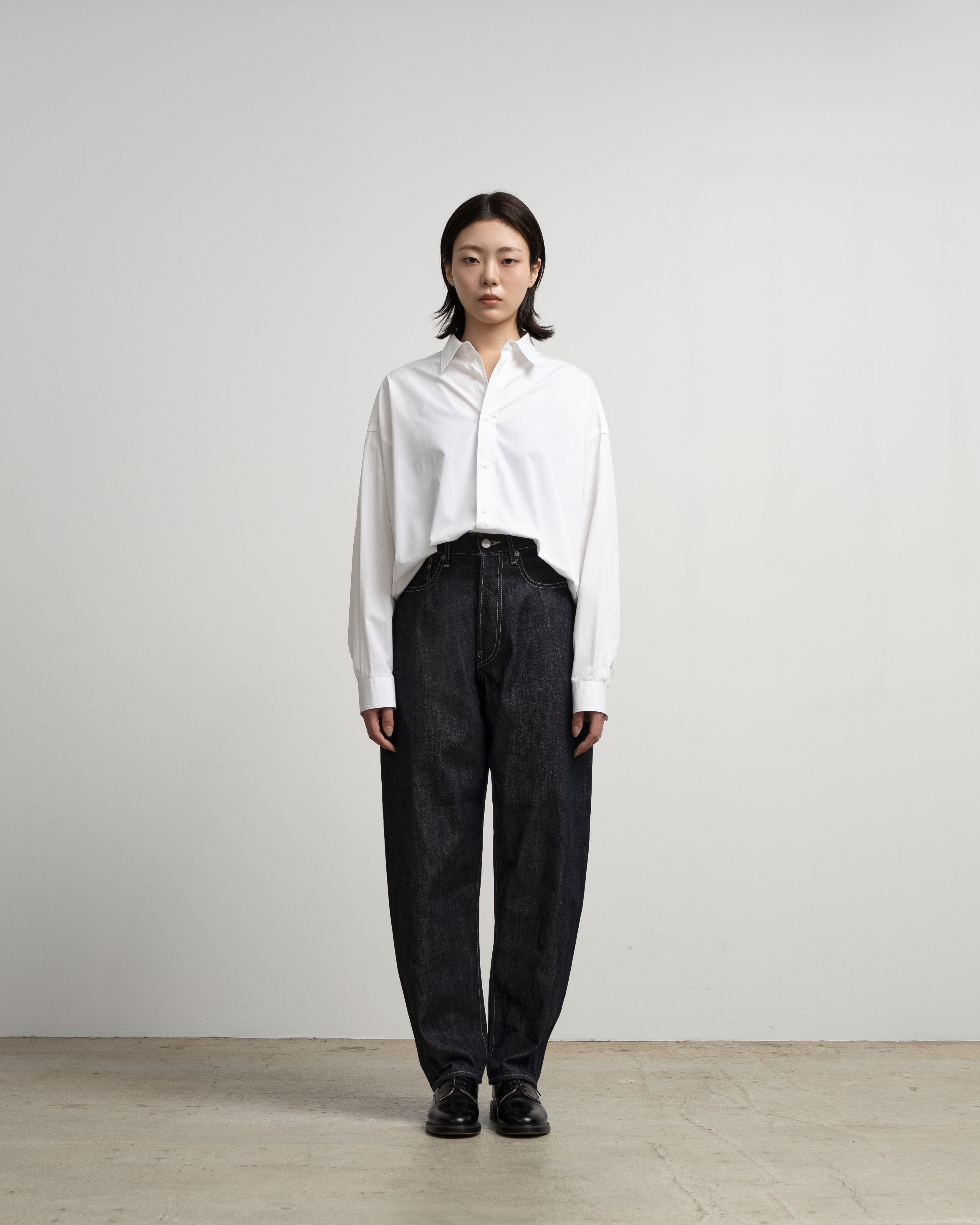 Selvage Denim Five Pocket Tapered Pants