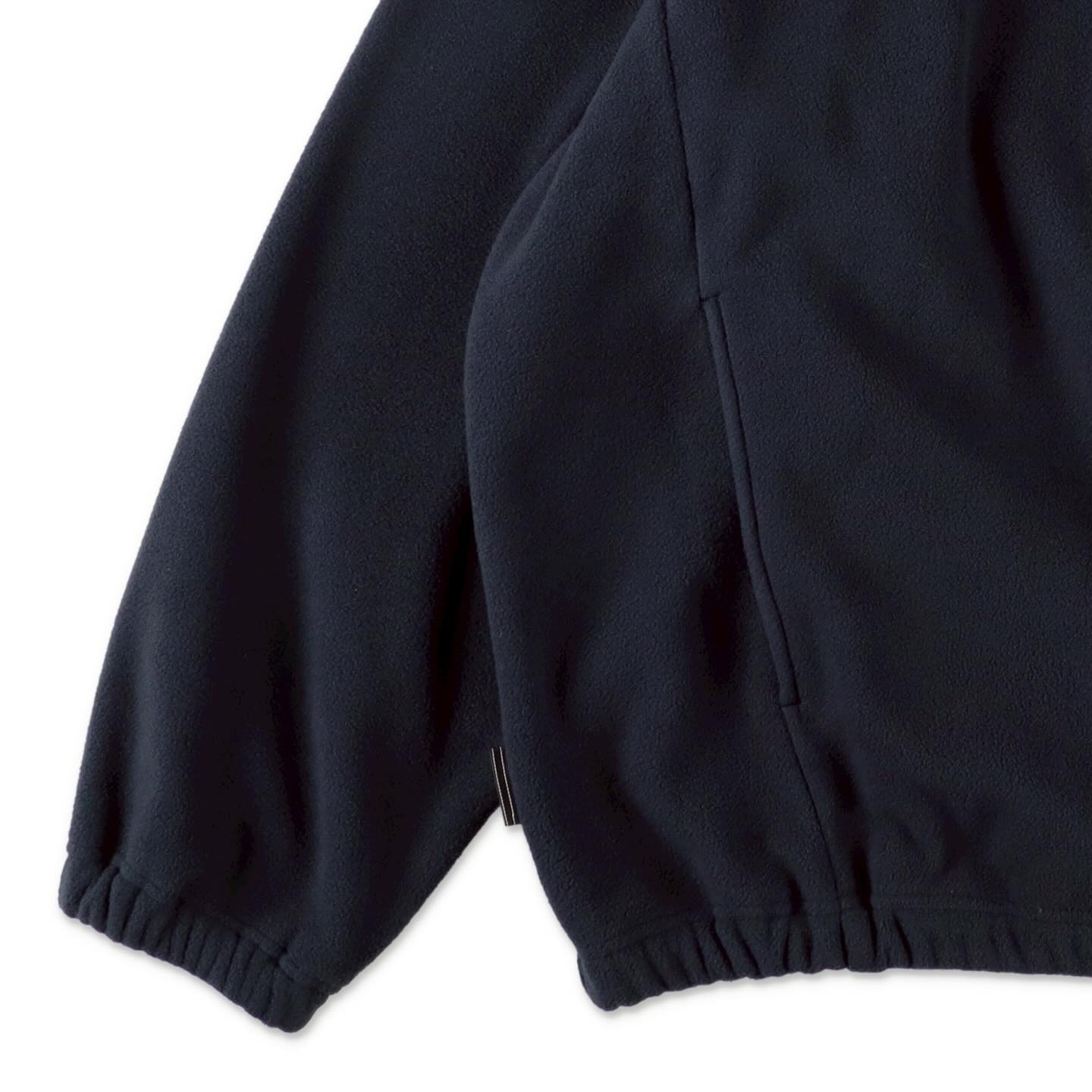 FLEECE BASEBALL HALF ZIP JACKET