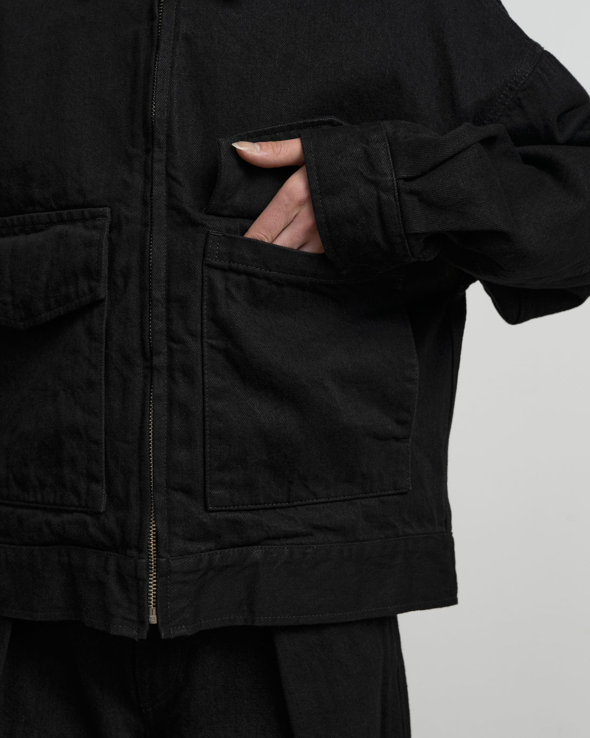Selvage Denim Zip Jacket