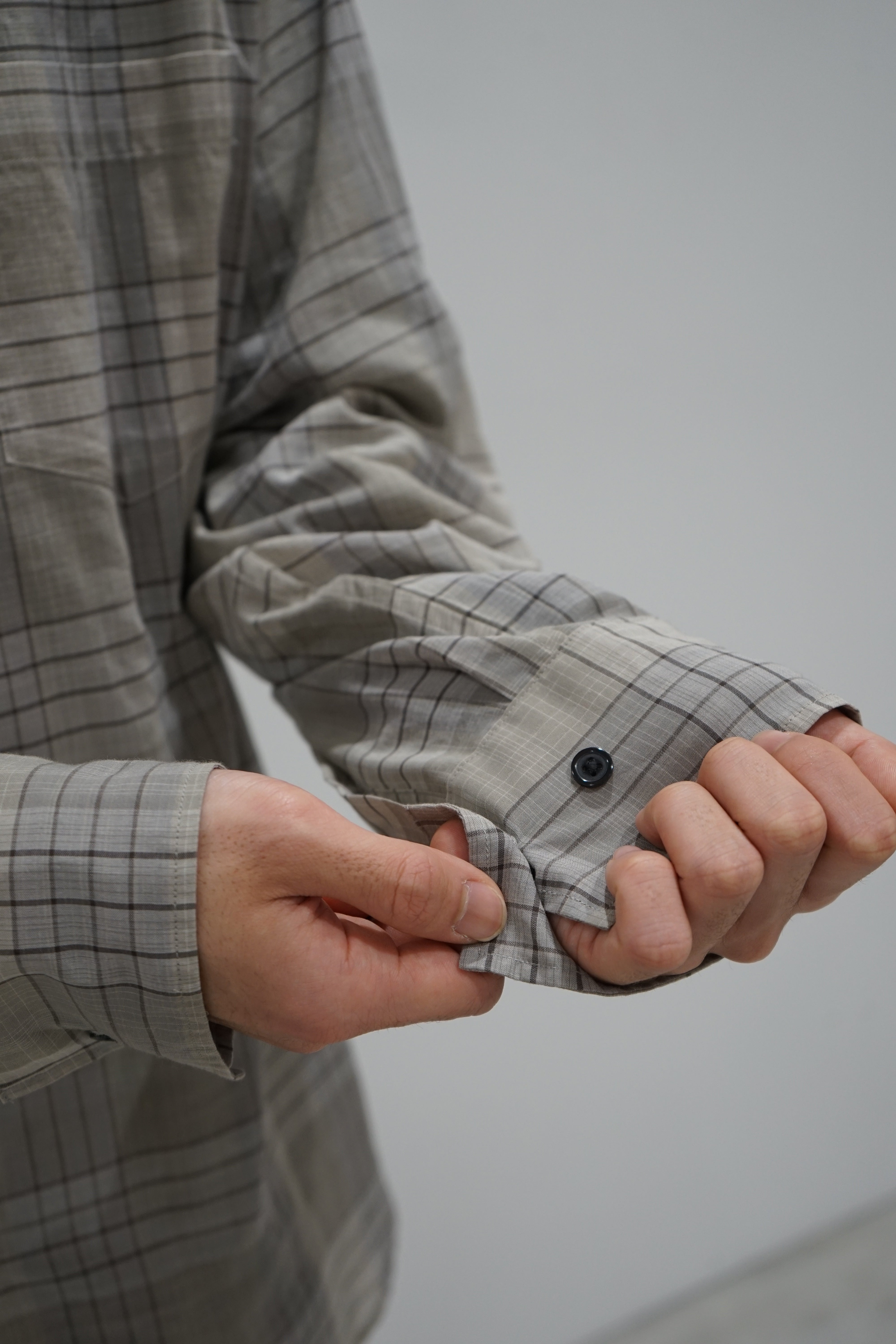 【26SS】60/1 ORGANIC COTTON HIGH TWISTED LOAN OPEN COLLAR L/S SHIRT