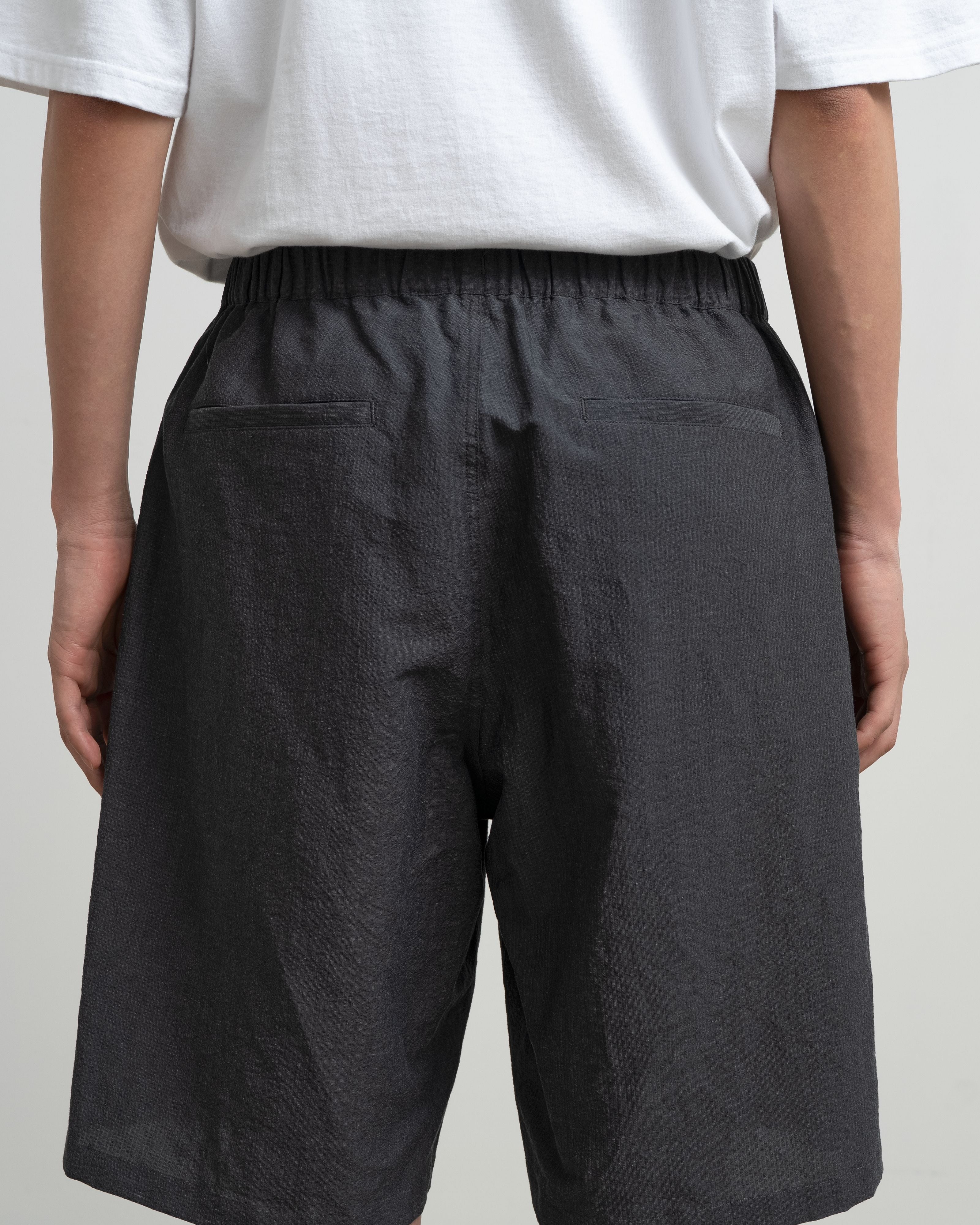【5/23(土)発売】Cotton Linen Seersucker Track Shorts
