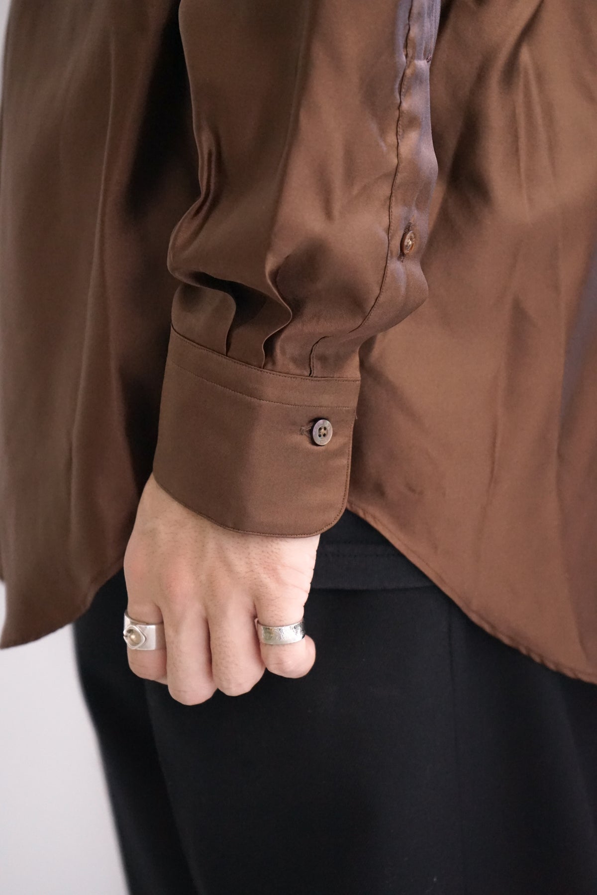 BRATAC SILK BACK SATIN REGULAR FIT DRESS SHIRT