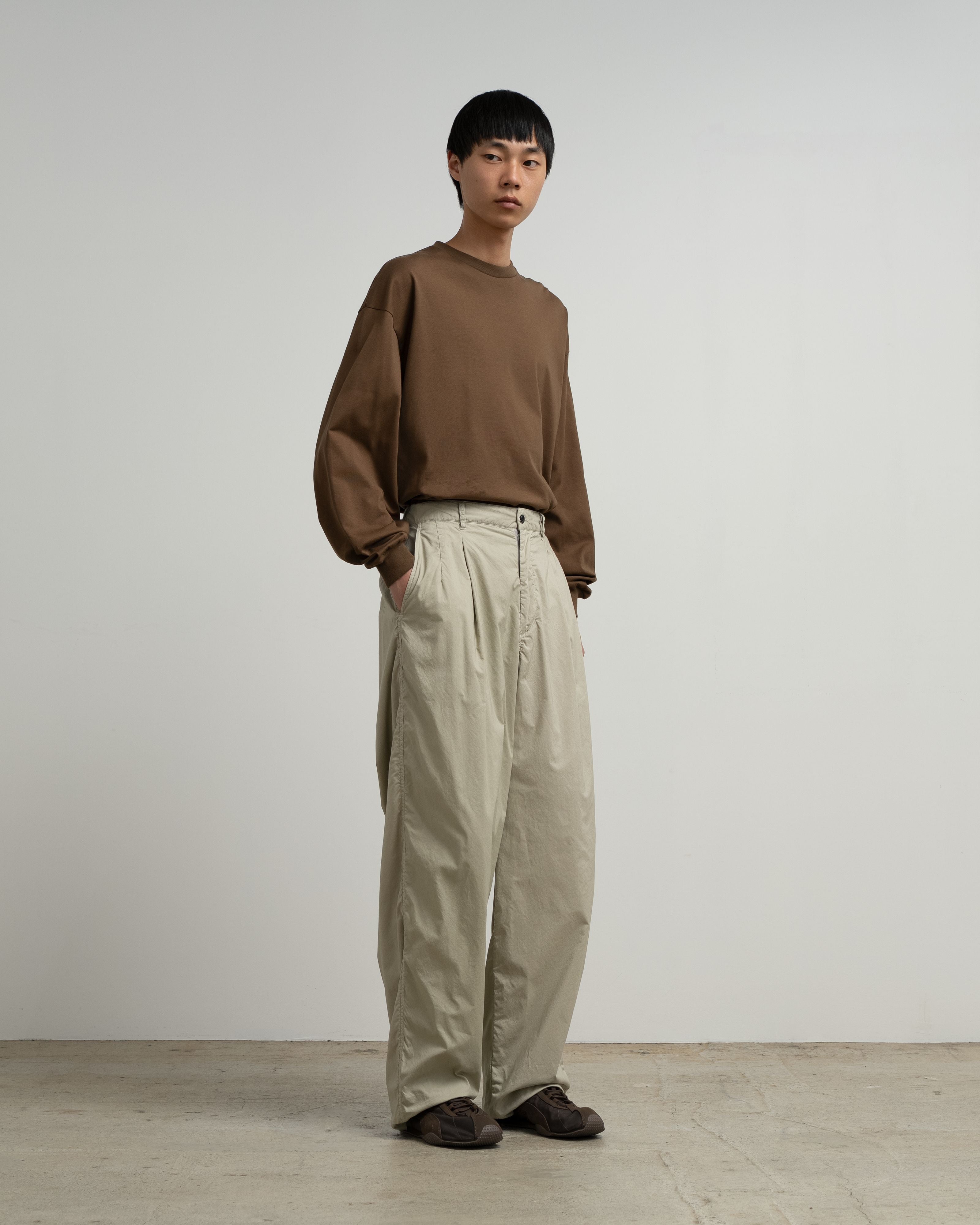 【8/1(土)発売】Garment Dyed Typewriter Oversized Slacks