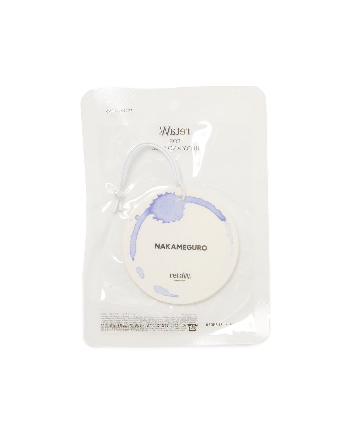 【4/18(土)発売】retaW×nonnative CAR TAG NAKAMEGURO