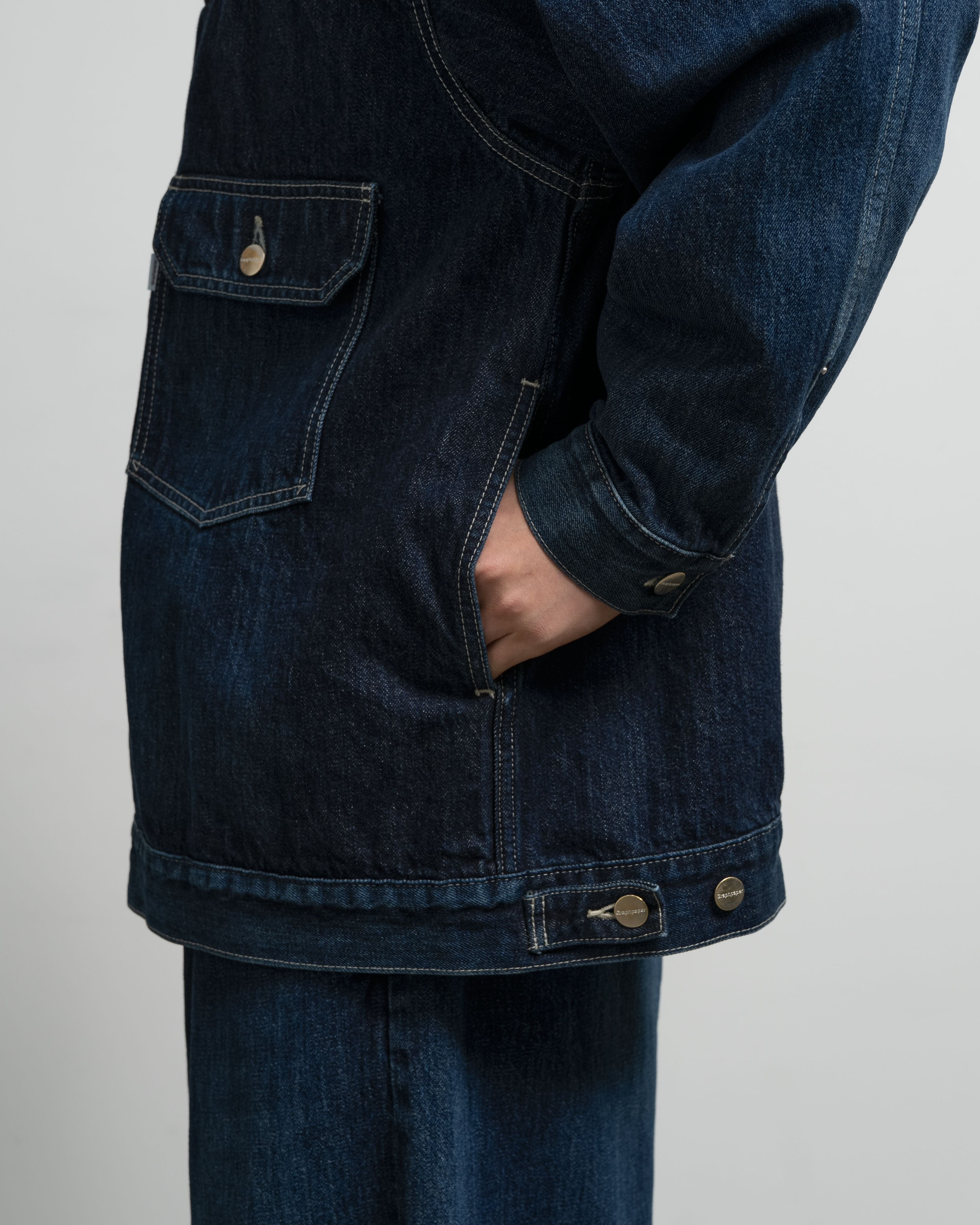 Selvage Denim Jacket -DARK FADE-
