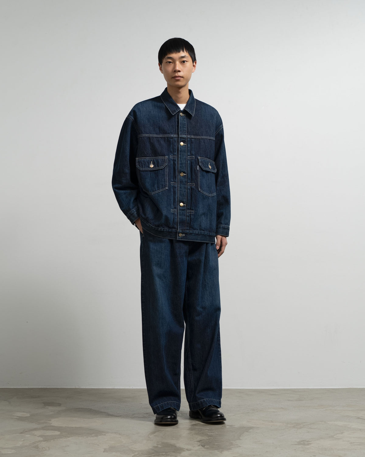 Selvage Denim Jacket -DARK FADE-