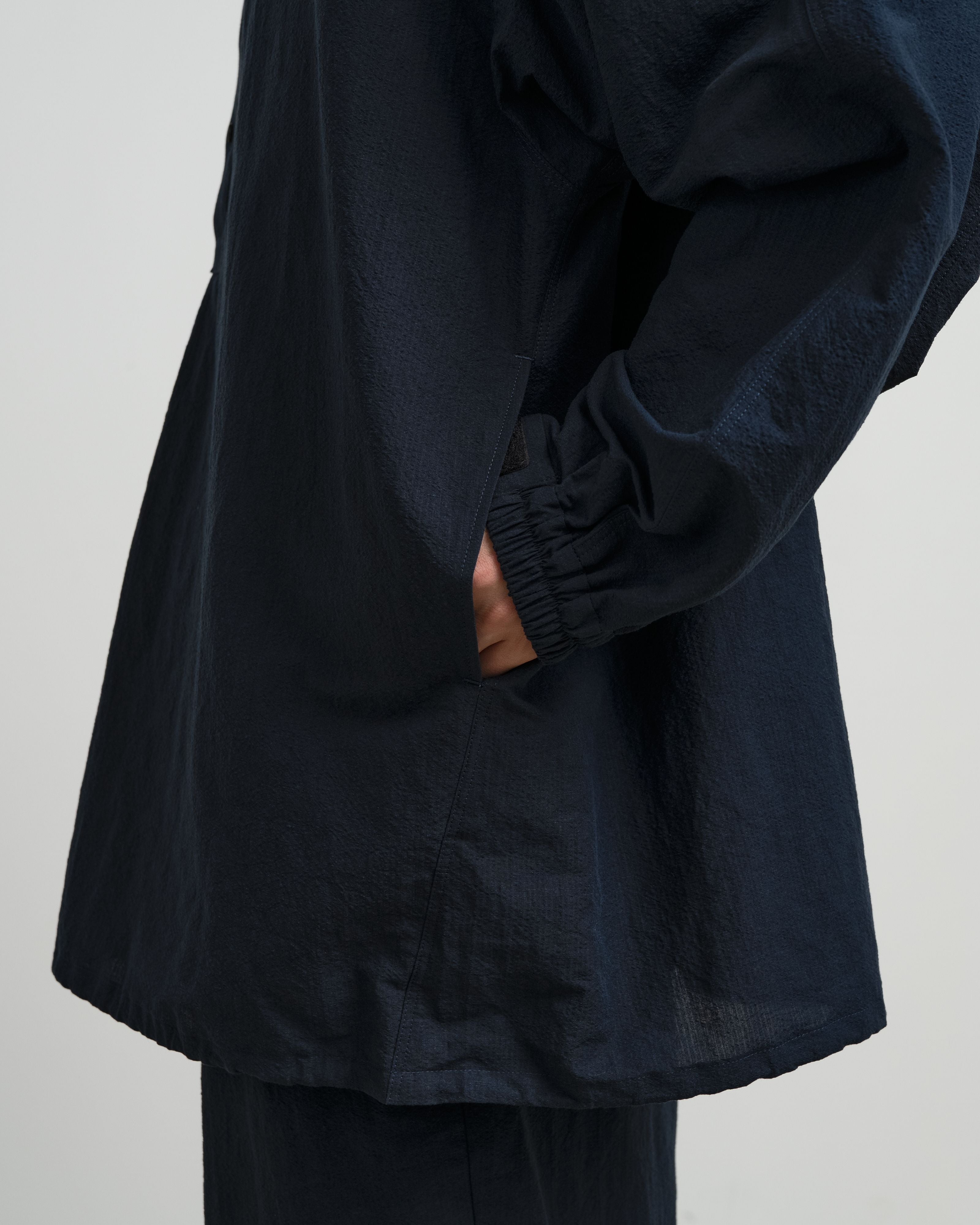 【5/23(土)発売】Cotton Linen Seersucker L/S Pullover Shirt