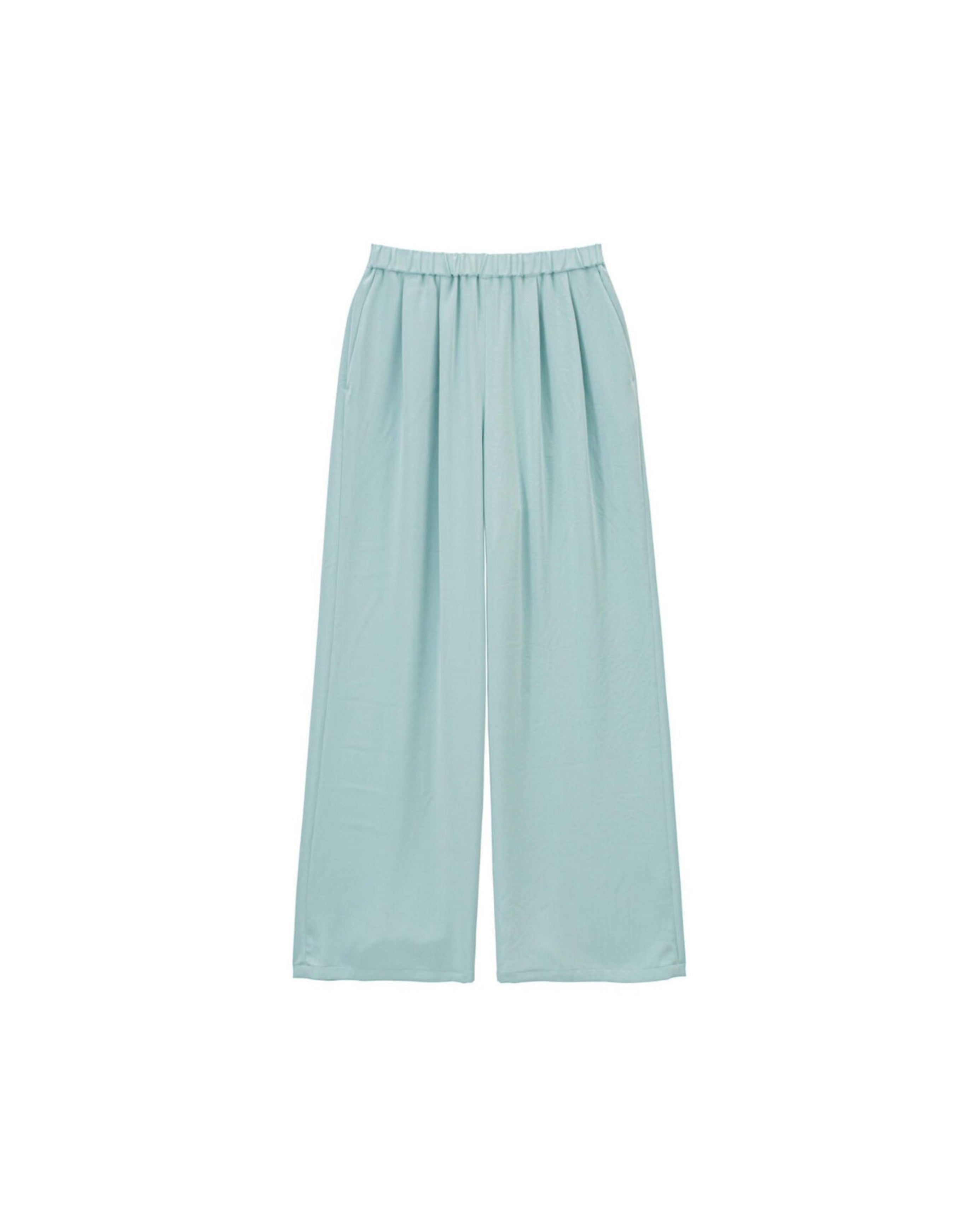 Satin Easy Wide Pants-COLLECTION-
