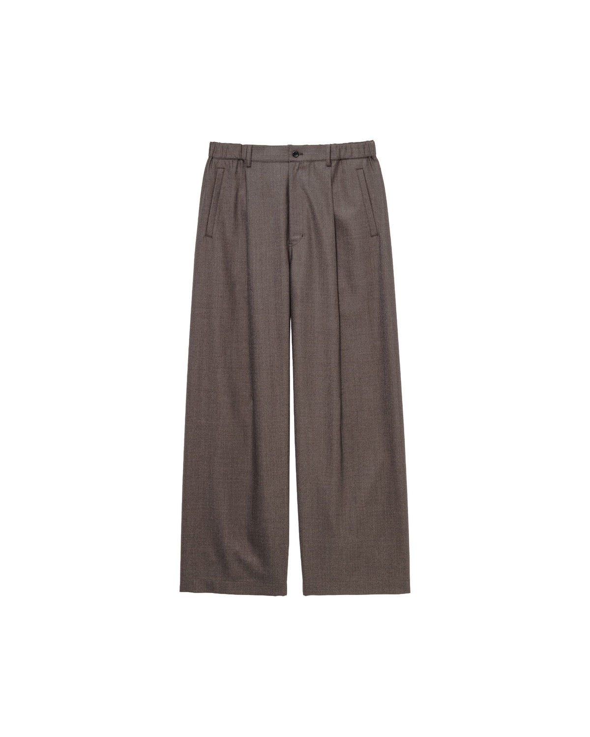 【9/12(土)発売】Melange Matt Worsted Side Seamless Trousers