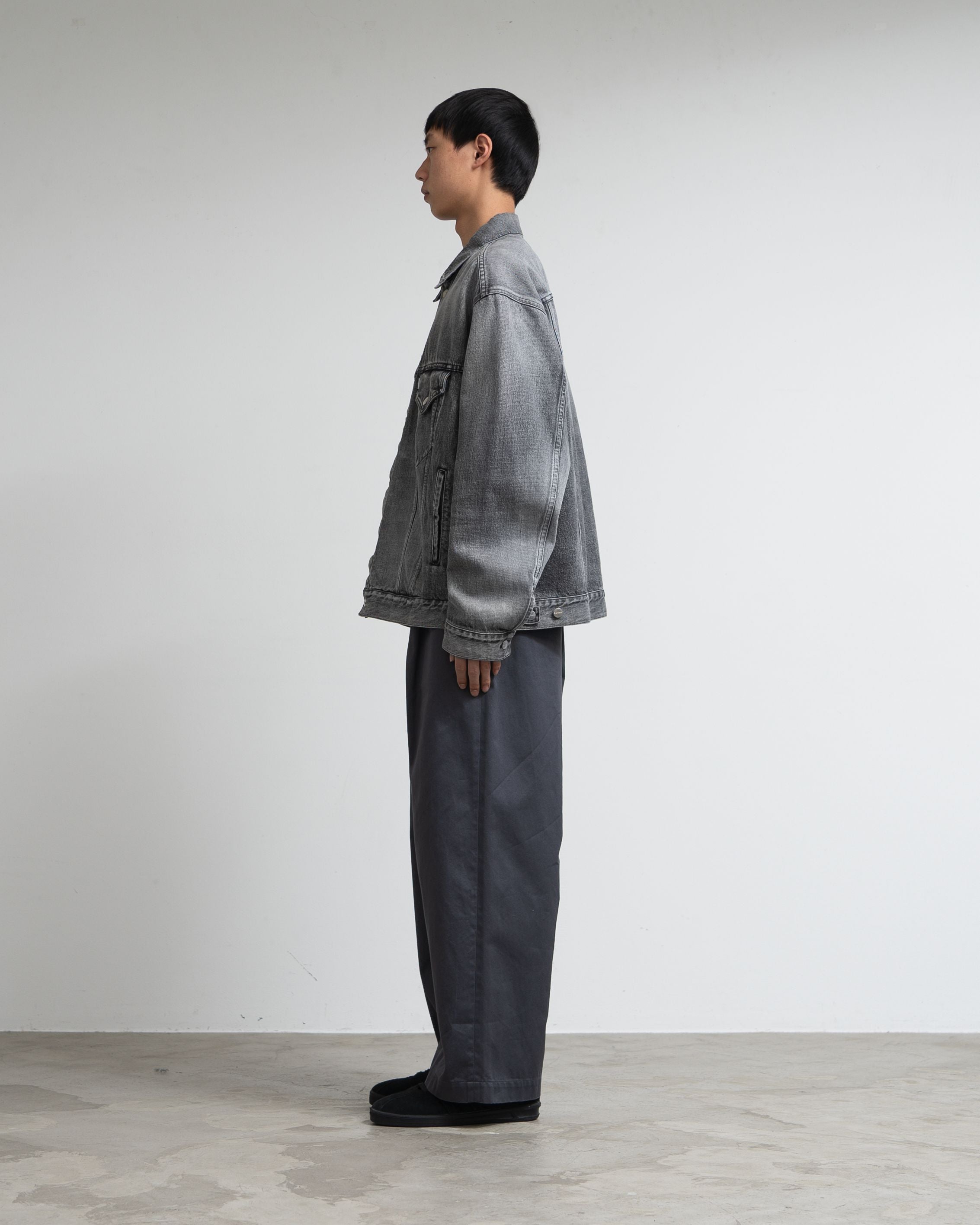 Selvage Denim Trucker Jacket(LIGHT FADE)