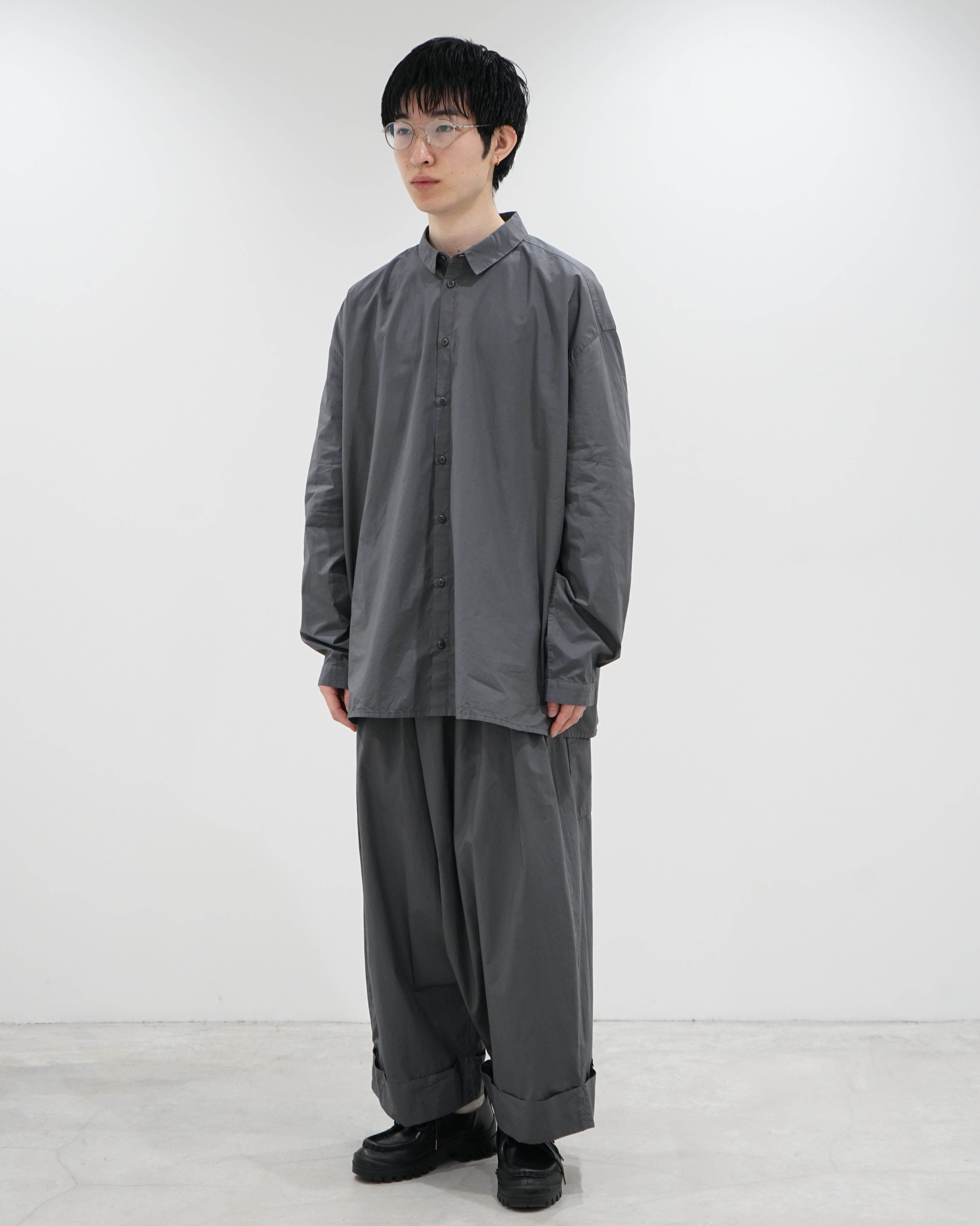 THE BAKER TROUSER / POPLIN PENCIL(GRAY)