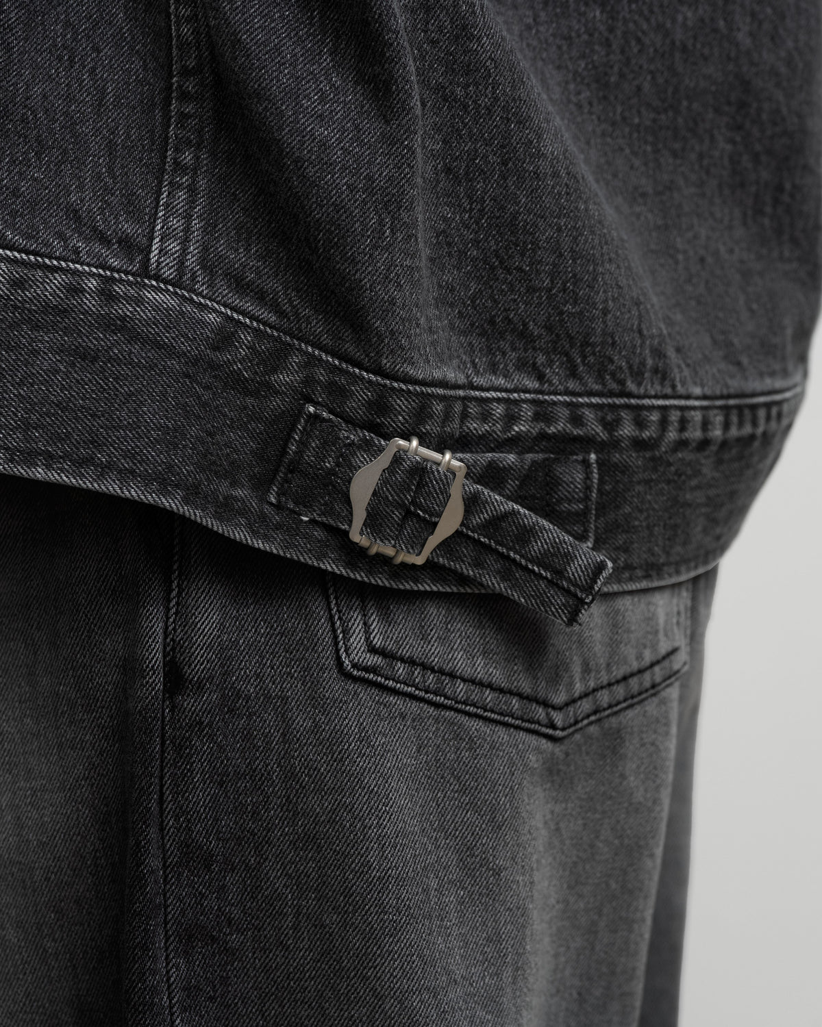 Selvage Denim Zip Jacket -LIGHT FADE-