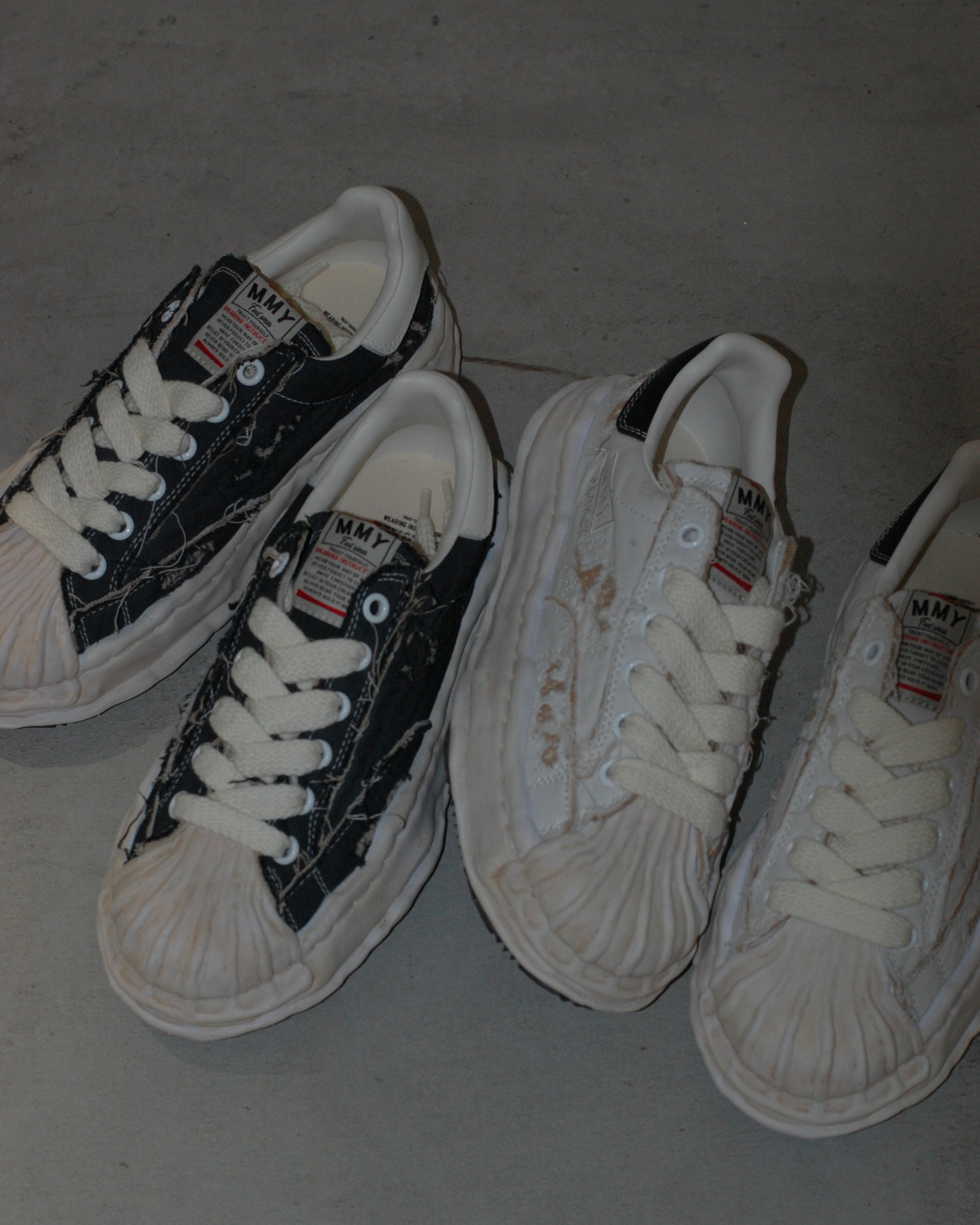 【26SS】BLAKEY / OG Sole Ripped Overdye Canvas Low-top Sneaker