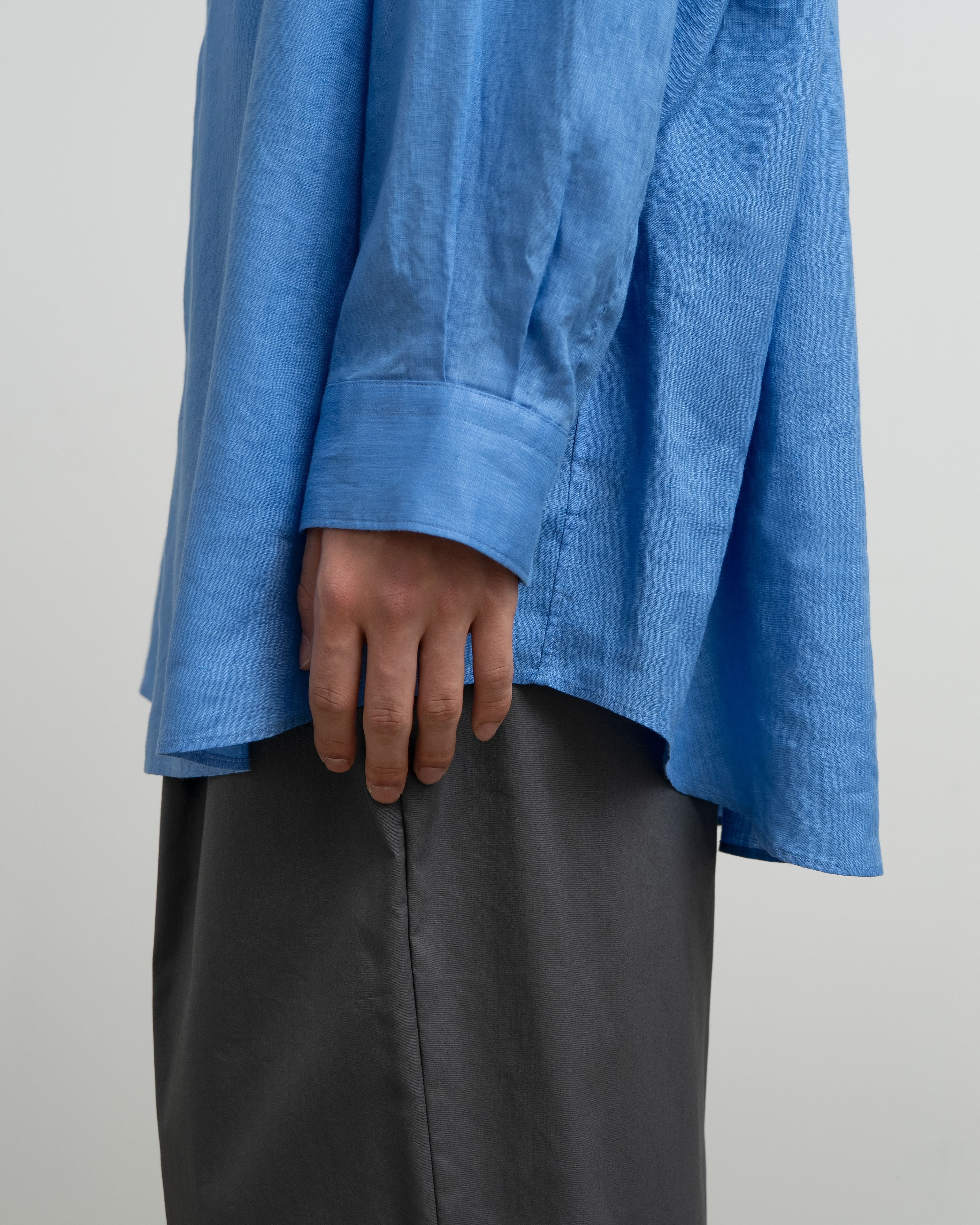 【6/20(土)発売】Linen L/S Oversized Regular Collar Shirt