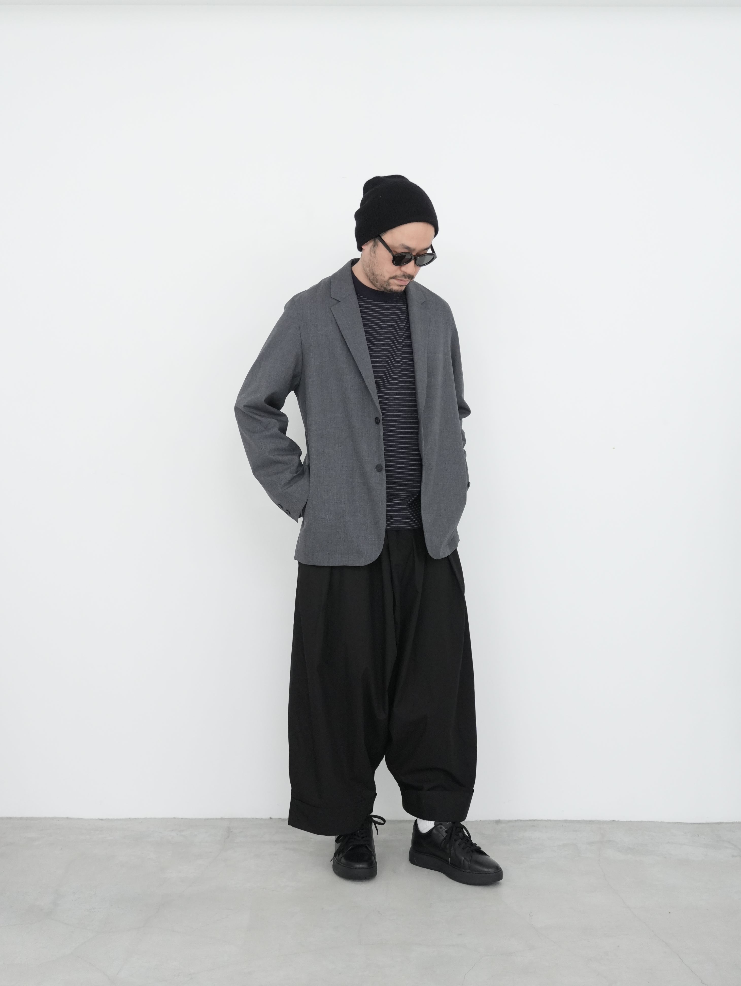 WOOL TROPICAL TAILORED JACKET