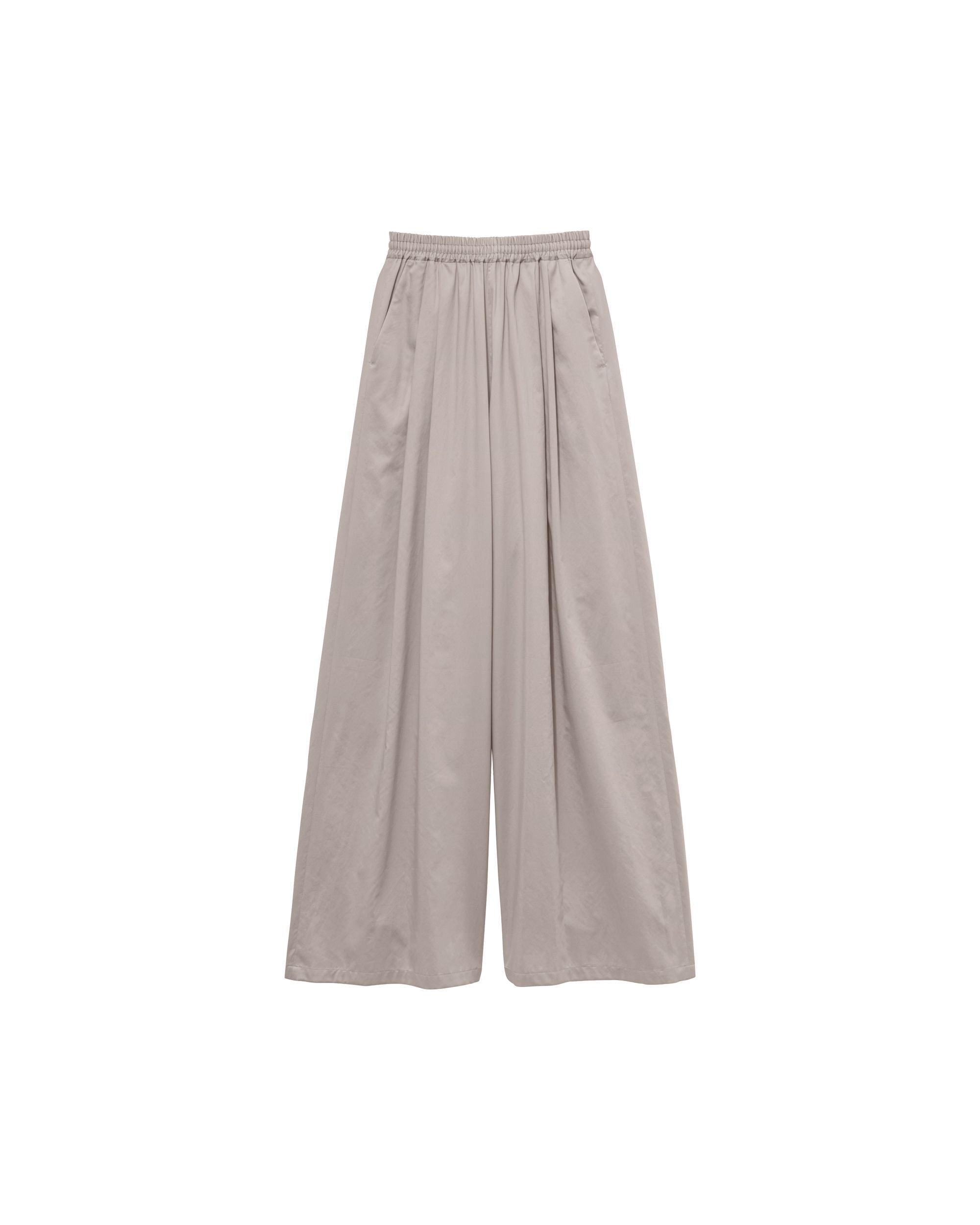 【8/8(土)発売】Silicon Poplin Two Tuck Easy Wide Pants