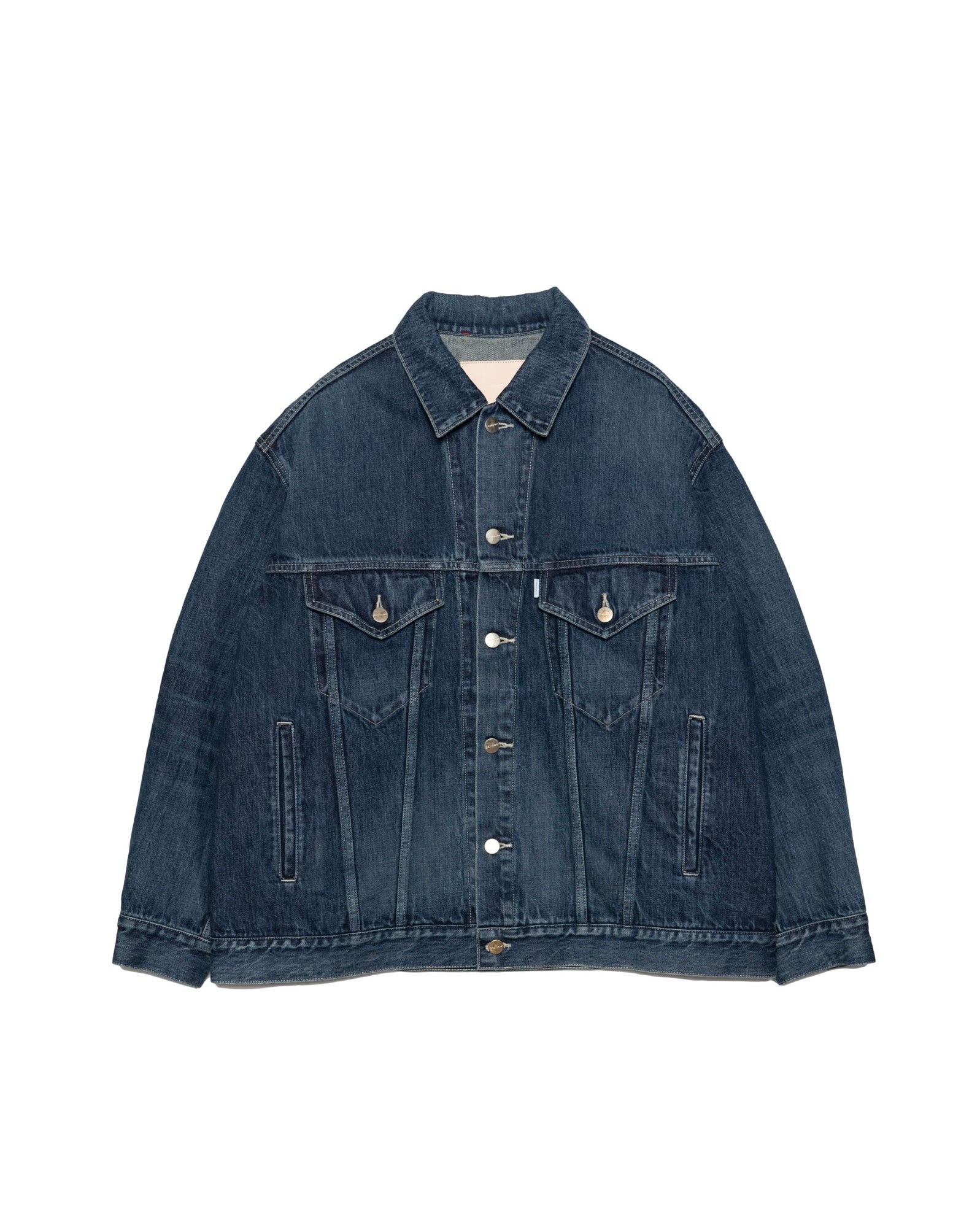 Selvage Denim Trucker Jacket(DARK FADE)