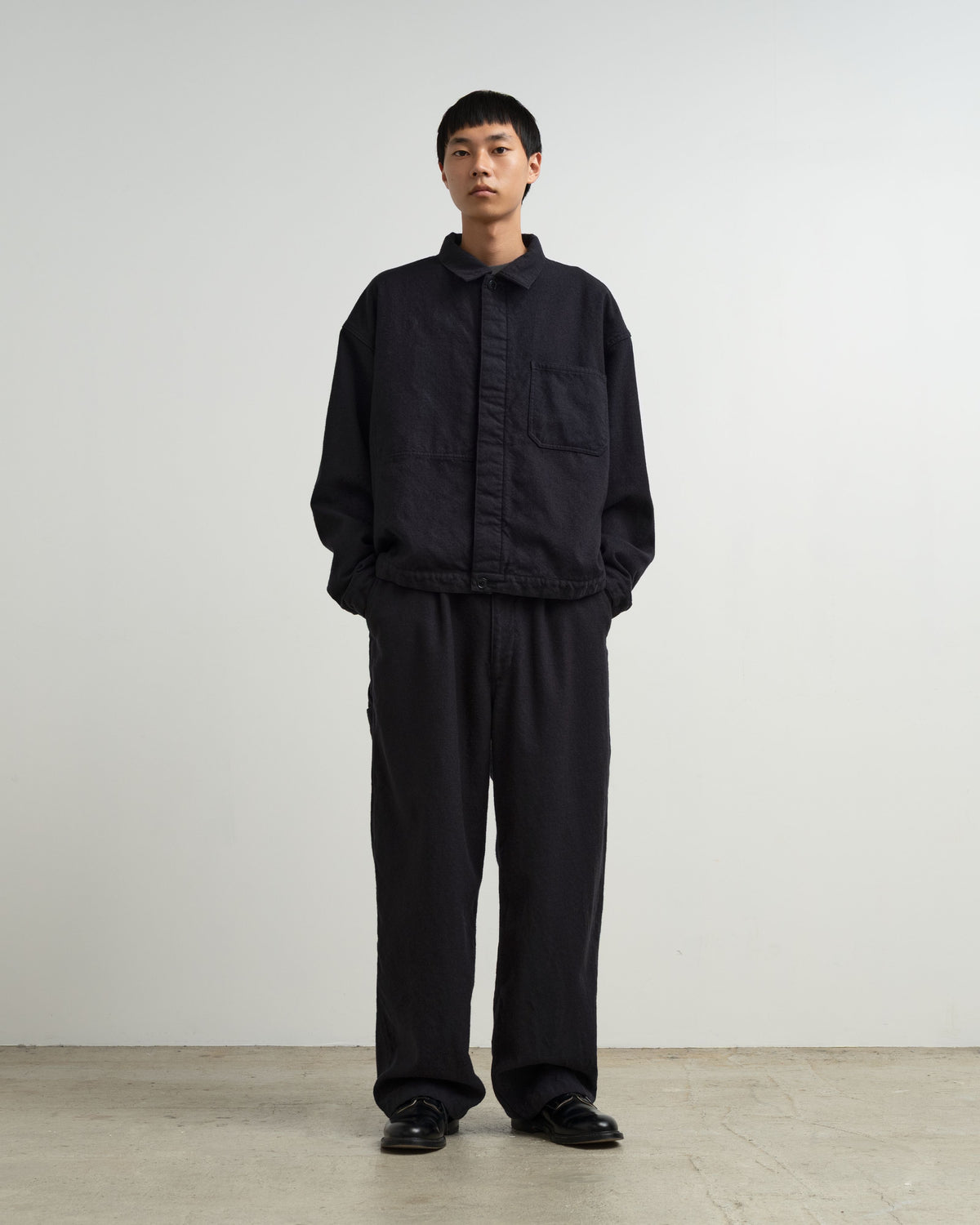 【10/10(土)発売】SANMONT for Graphpaper Wool Twill Belted Pants