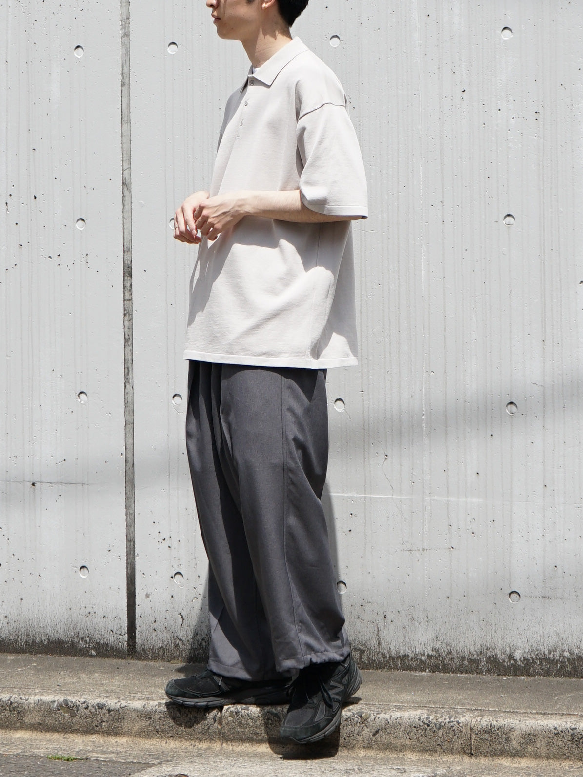 FRESCA KNIT POLO SWEATER
