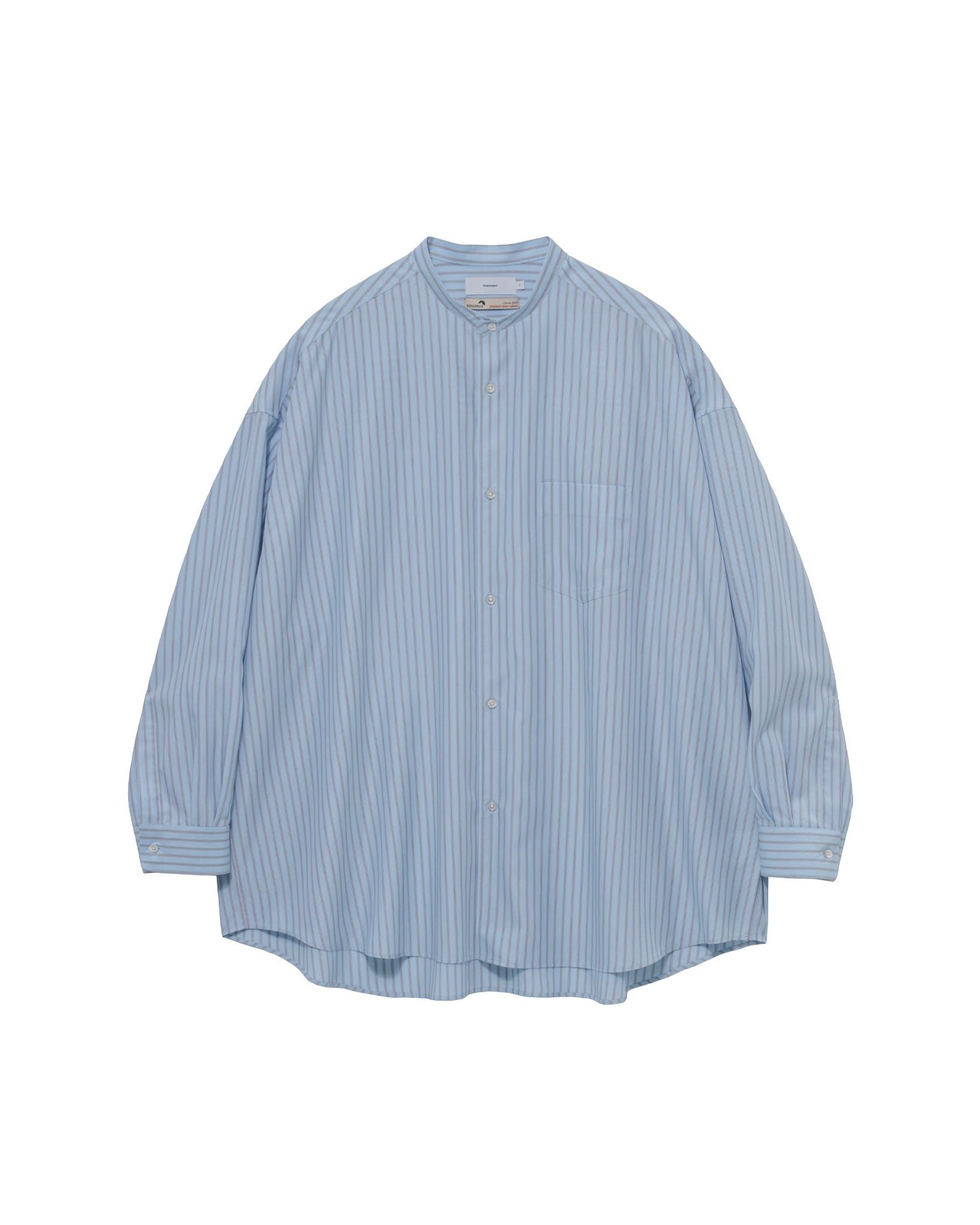 【6/6(土)発売】SIDOGRAS L/S Oversized Band Collar Shirt