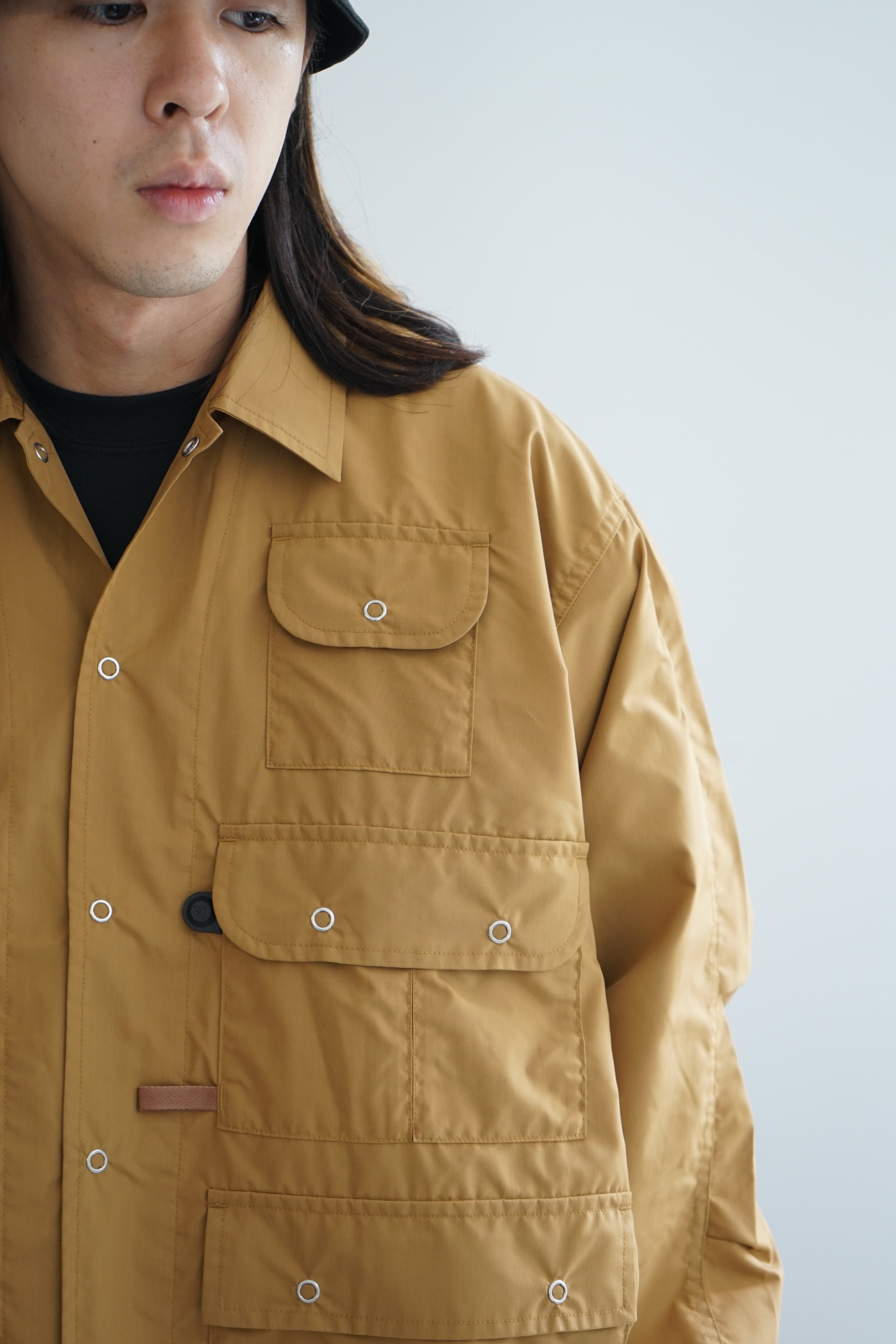 TECH MULTI FISHING POCKET SHIRT L/S SOLID