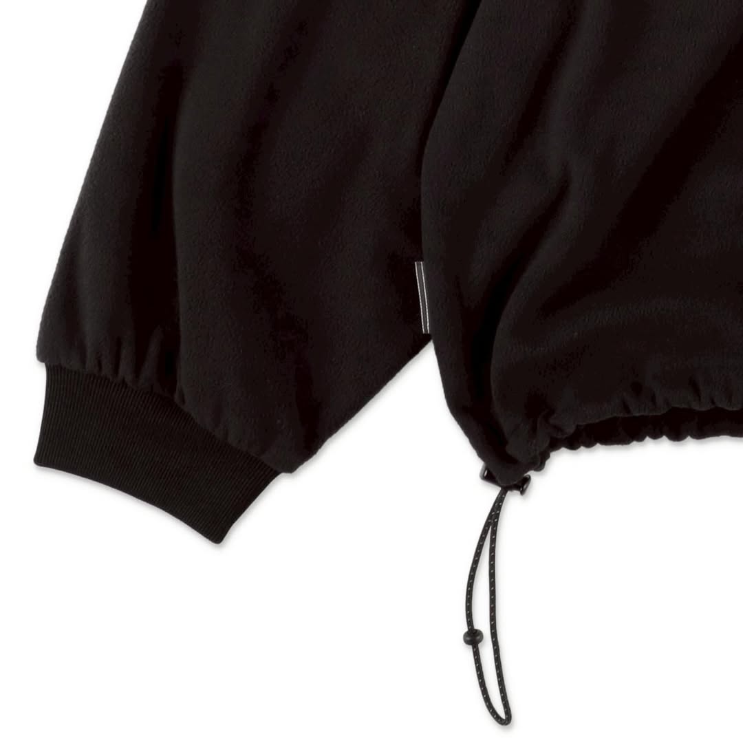 FLEECE SUPER BIG HOODY LS TEE W/DRAWSTRINGS