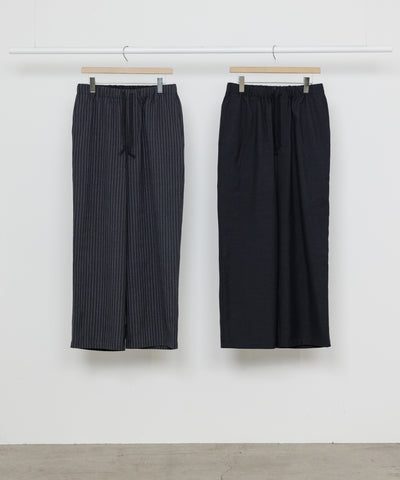 2/72 WOOL TROPICAL WASHER WIDE CYLINDER FIT EASY PANTS