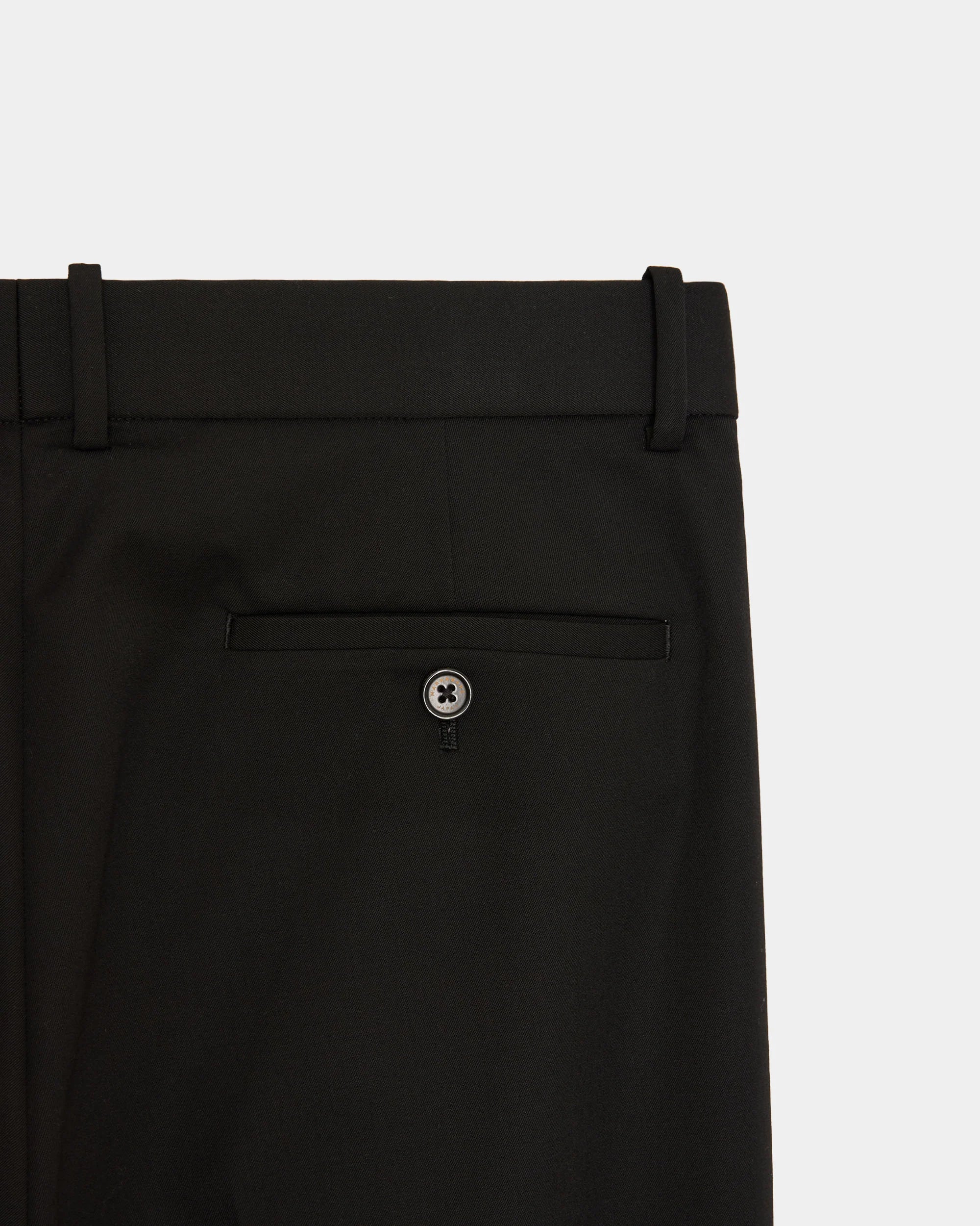 【7/23(木)発売】ORGANIC WOOL 2/80 GABARDINE DOUBLE PLEATED STRAIGHT TROUSERS