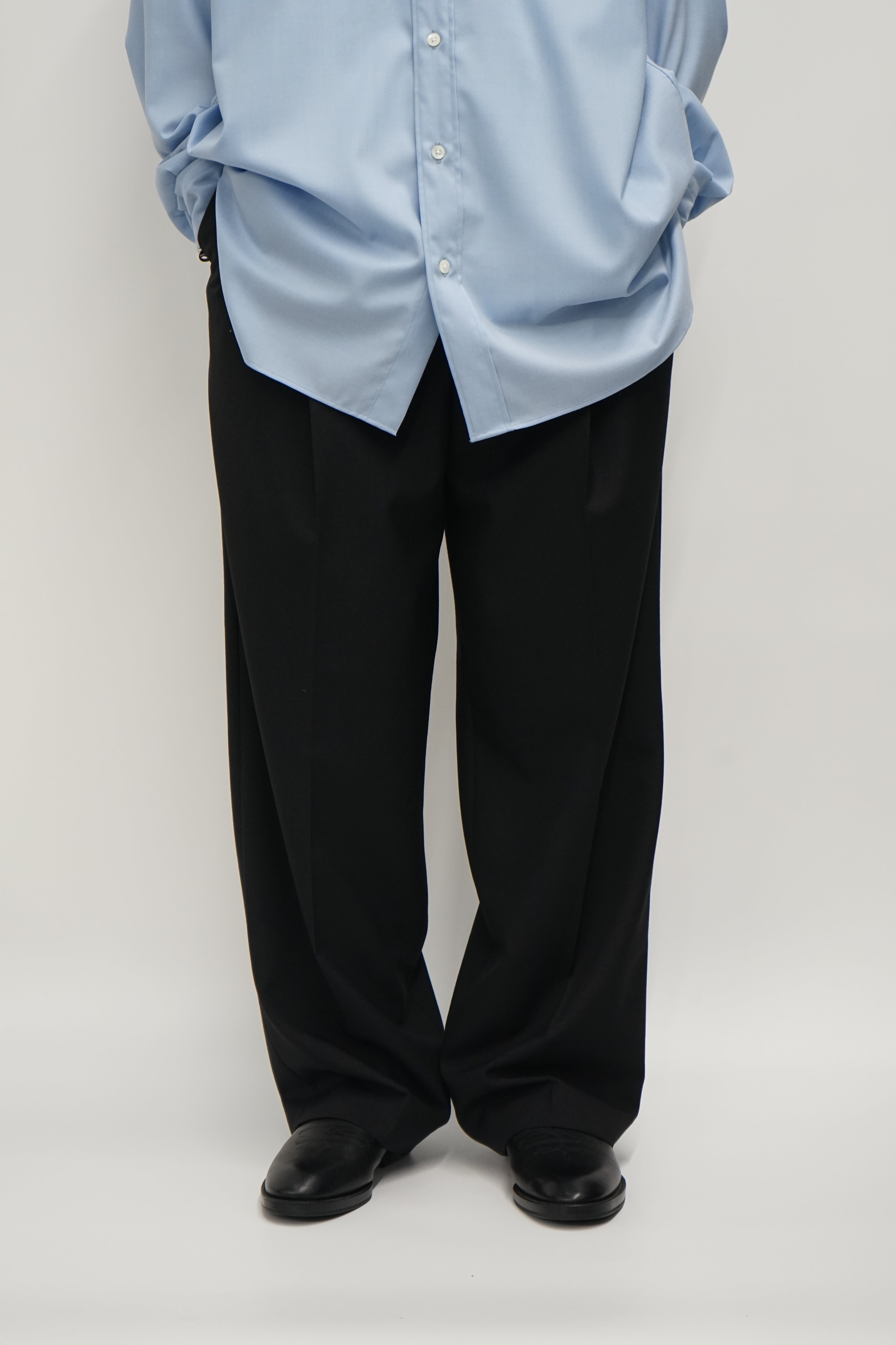 Polwarth Tropical Double Pleated Trousers