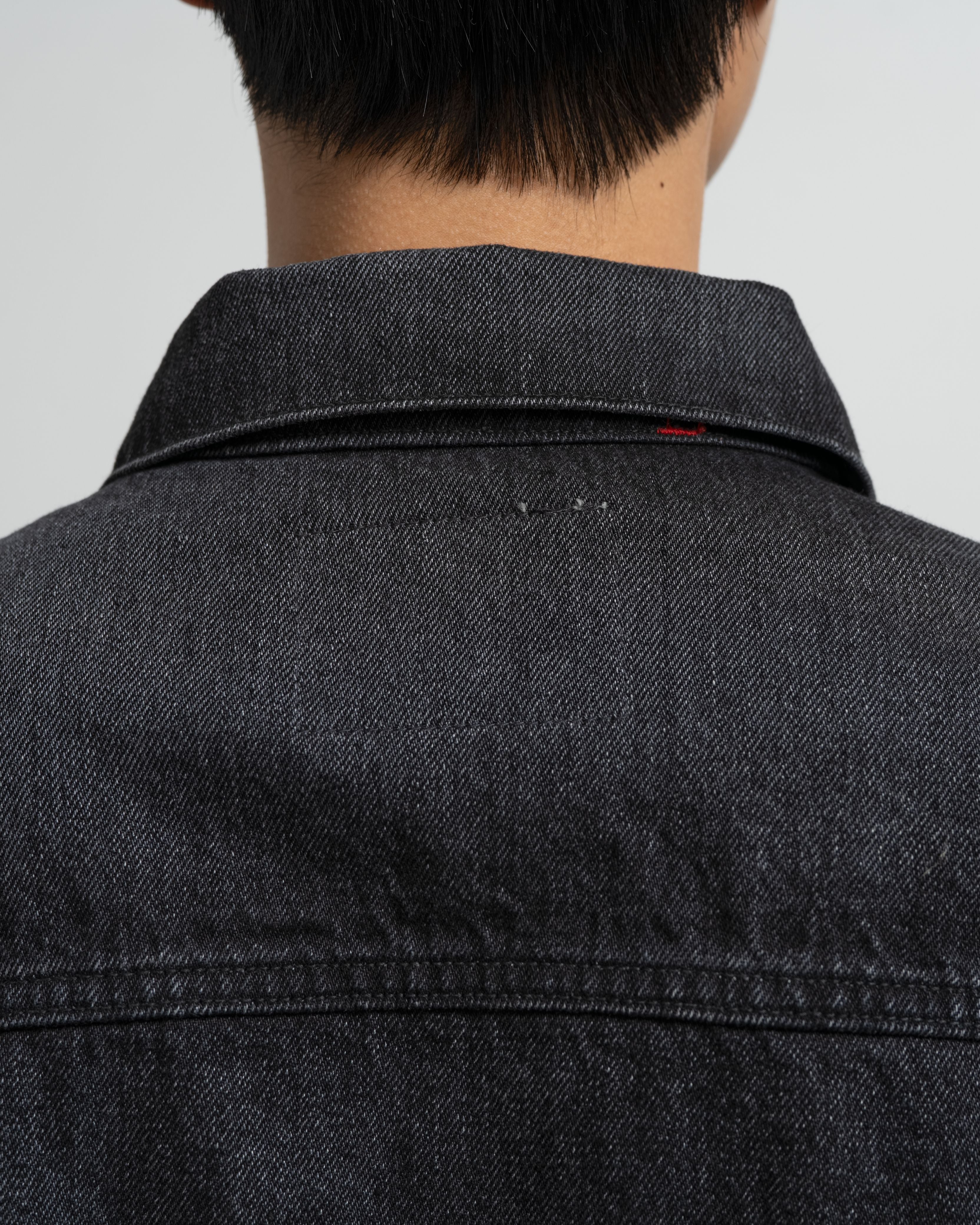 Selvage Denim Trucker Jacket -DARK FADE-