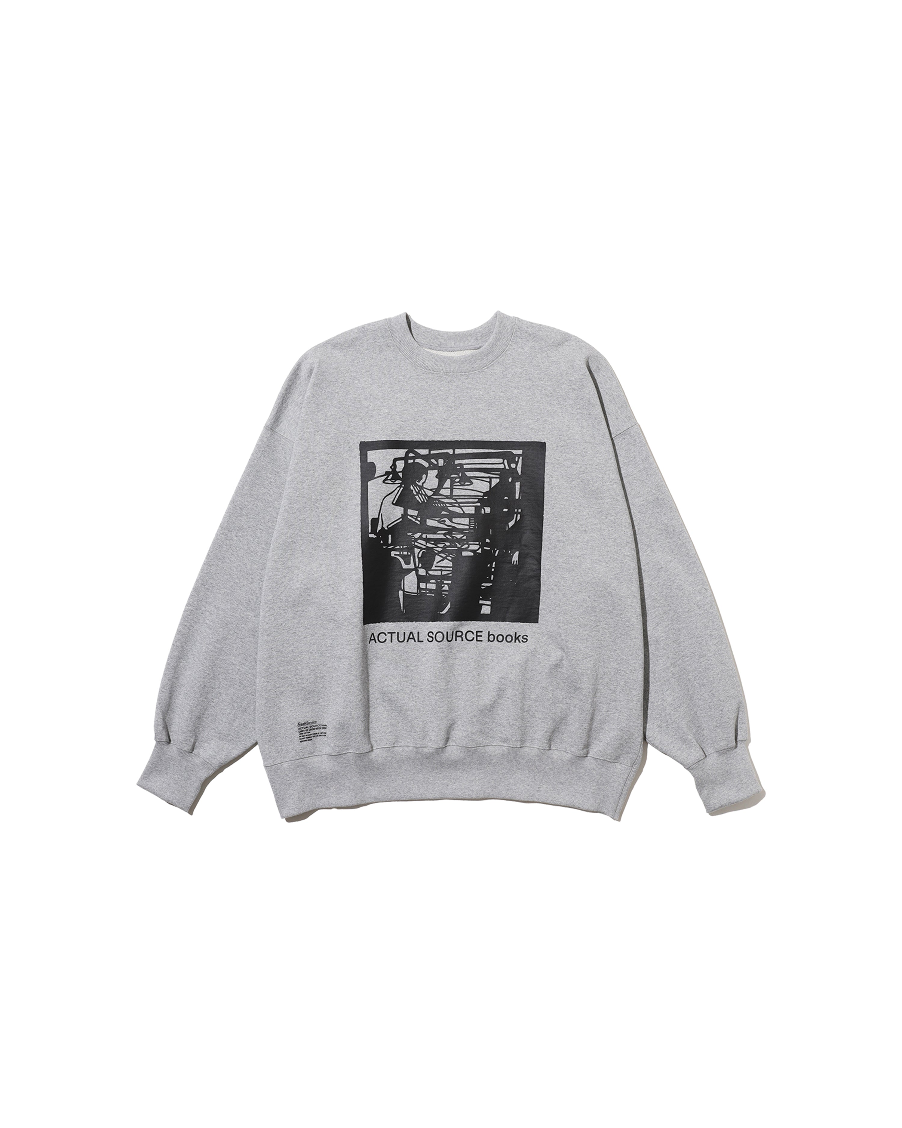 AS×FS LIGHT OZ CREW NECK SWEAT “LITHOGRAPH”