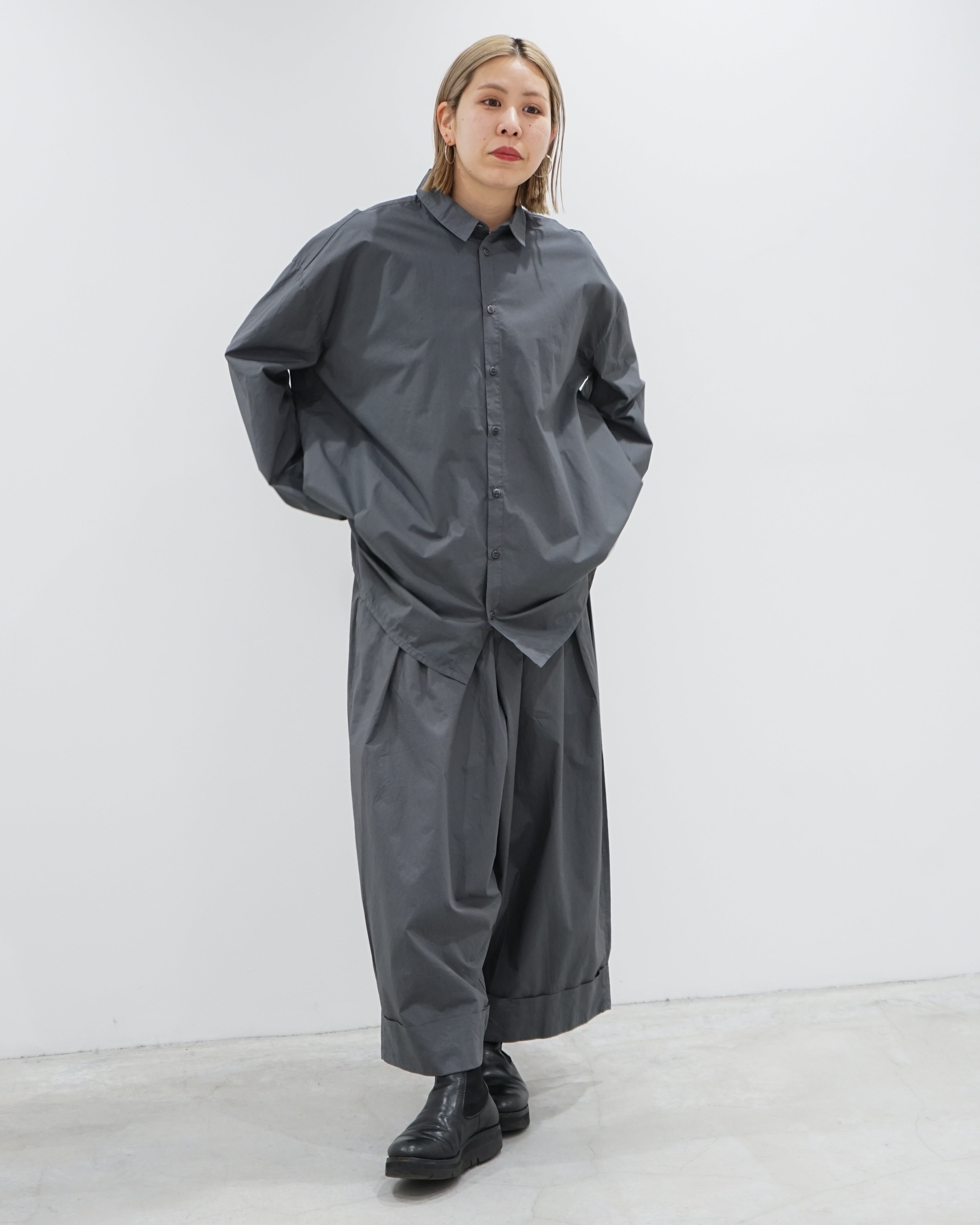 THE BAKER TROUSER / POPLIN PENCIL(GRAY)