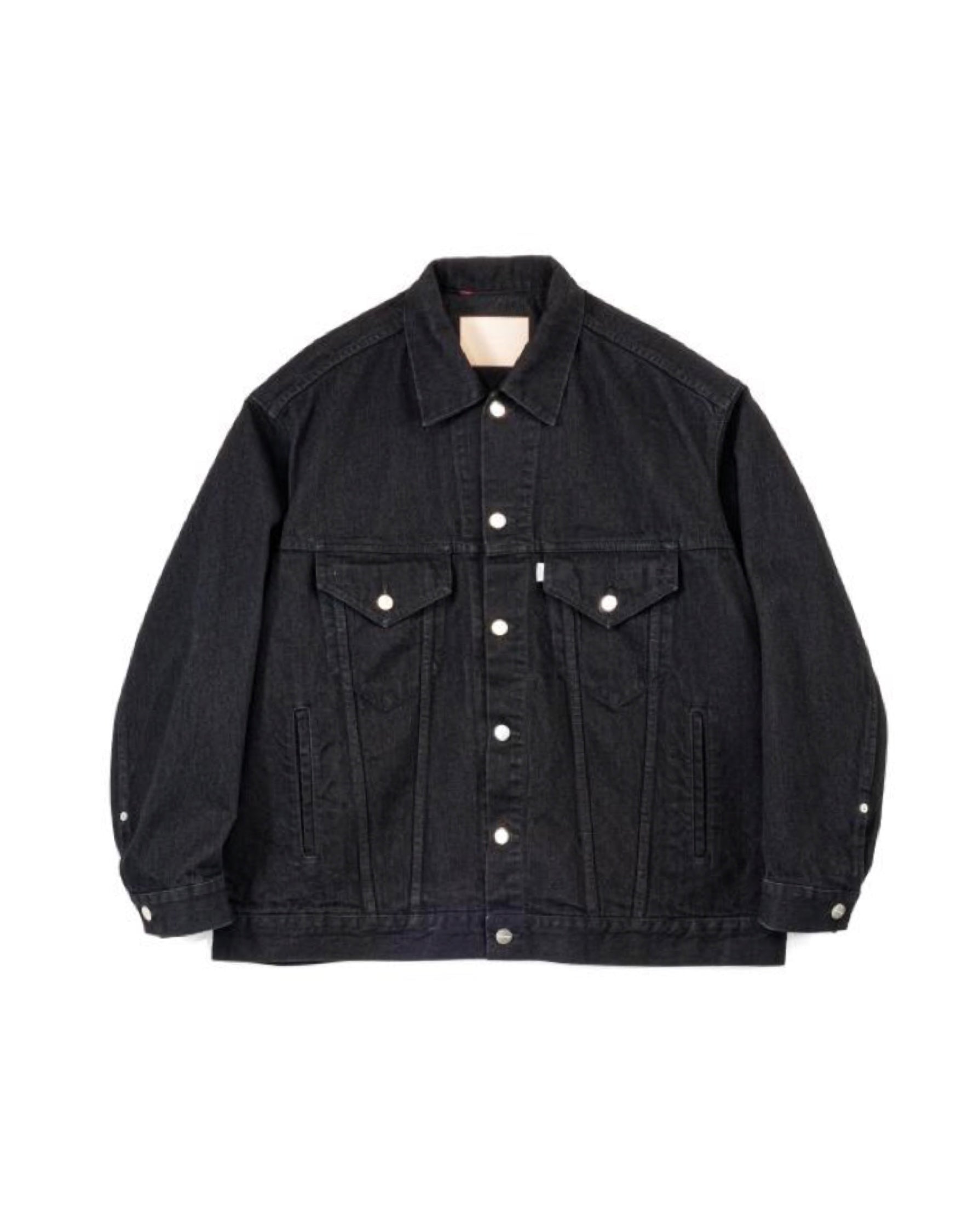 Selvage Denim Trucker Jacket(RIGID.WASHED)