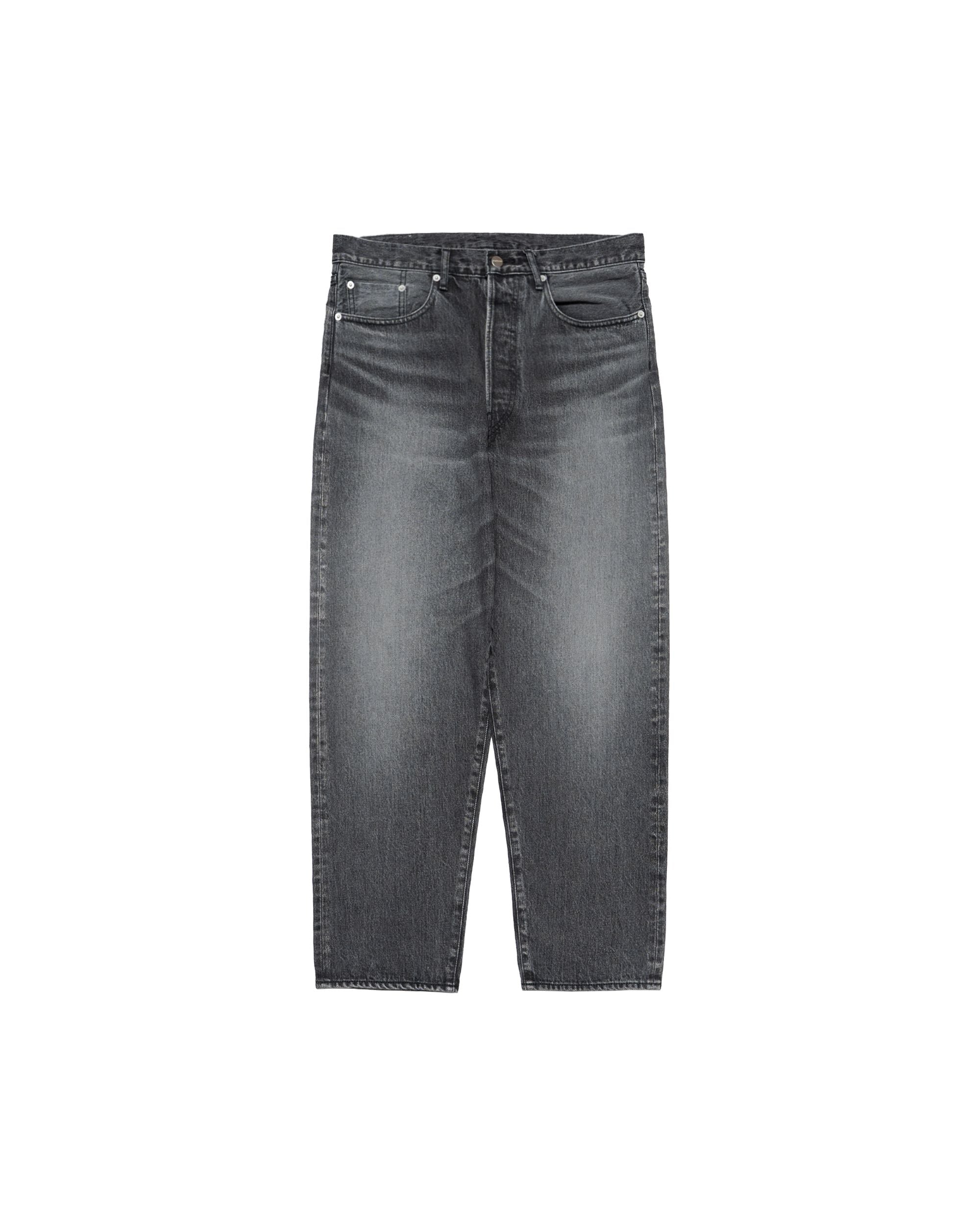 Selvage Denim Five Pocket Tapered Pants -LIGHT FADE-