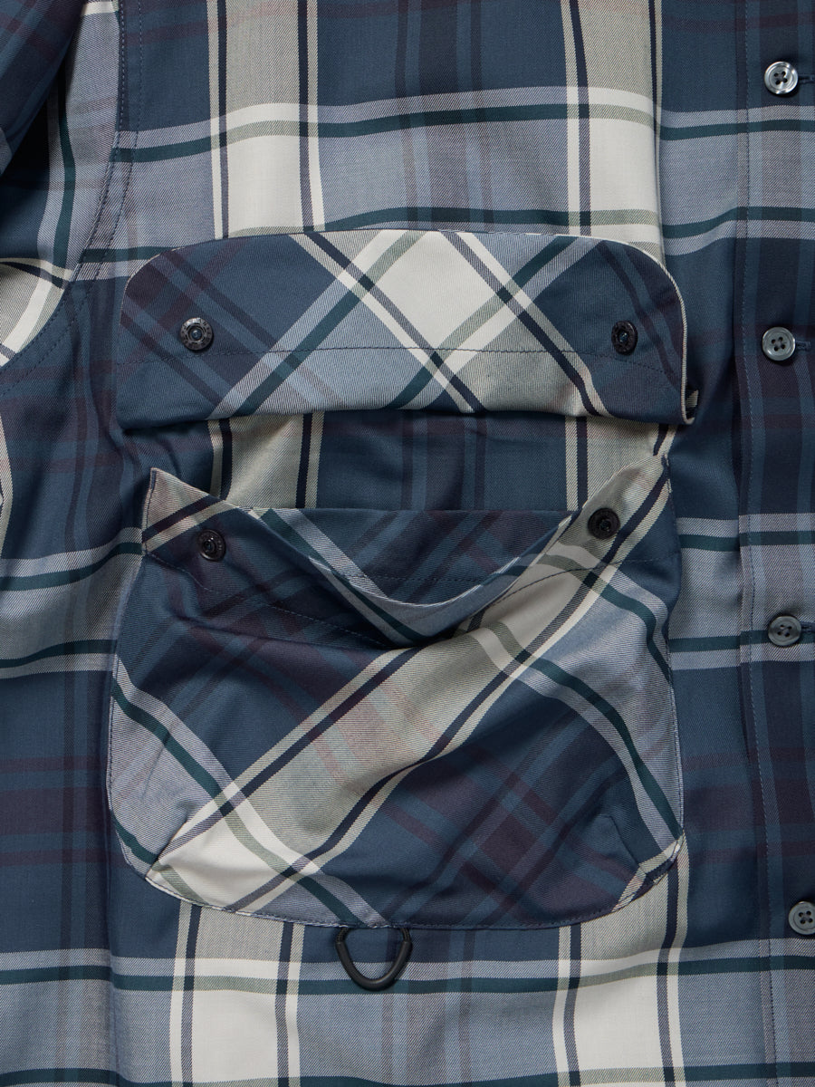 【7/25(土)発売】TECH SPORTS OPEN COLLAR SHIRT L/S BIG TARTAN