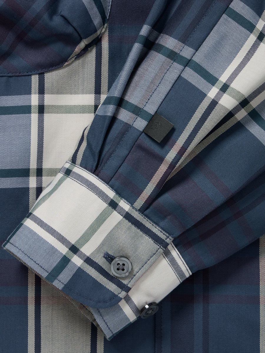 【7/25(土)発売】TECH SPORTS OPEN COLLAR SHIRT L/S BIG TARTAN