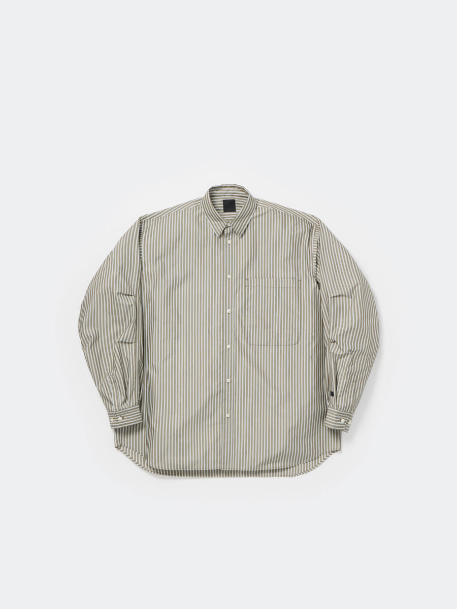 【7/25(土)発売】TECH REGULAR COLLAR SHIRT L/S STRIPE