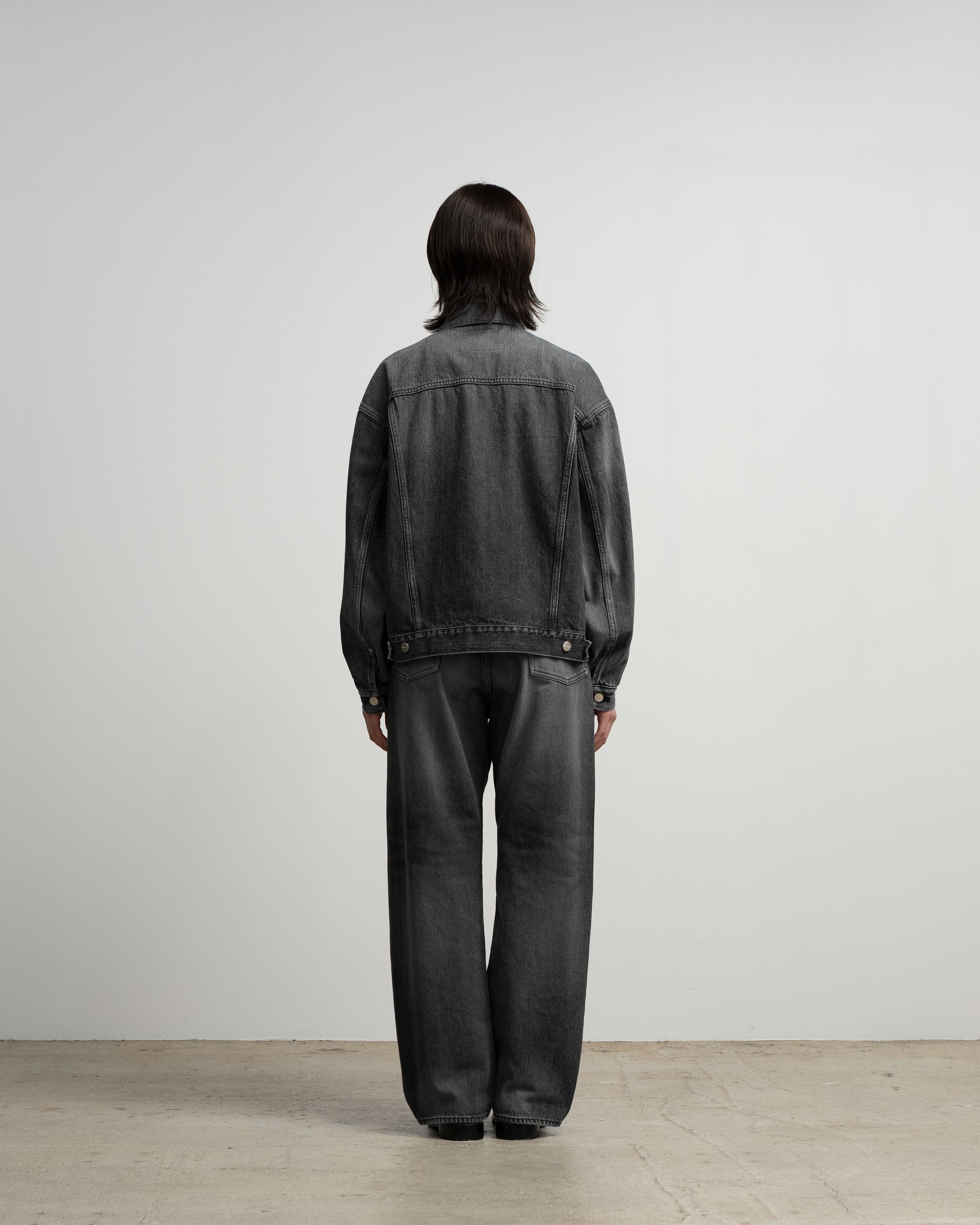 Selvage Denim Trucker Jacket -LIGHT FADE-