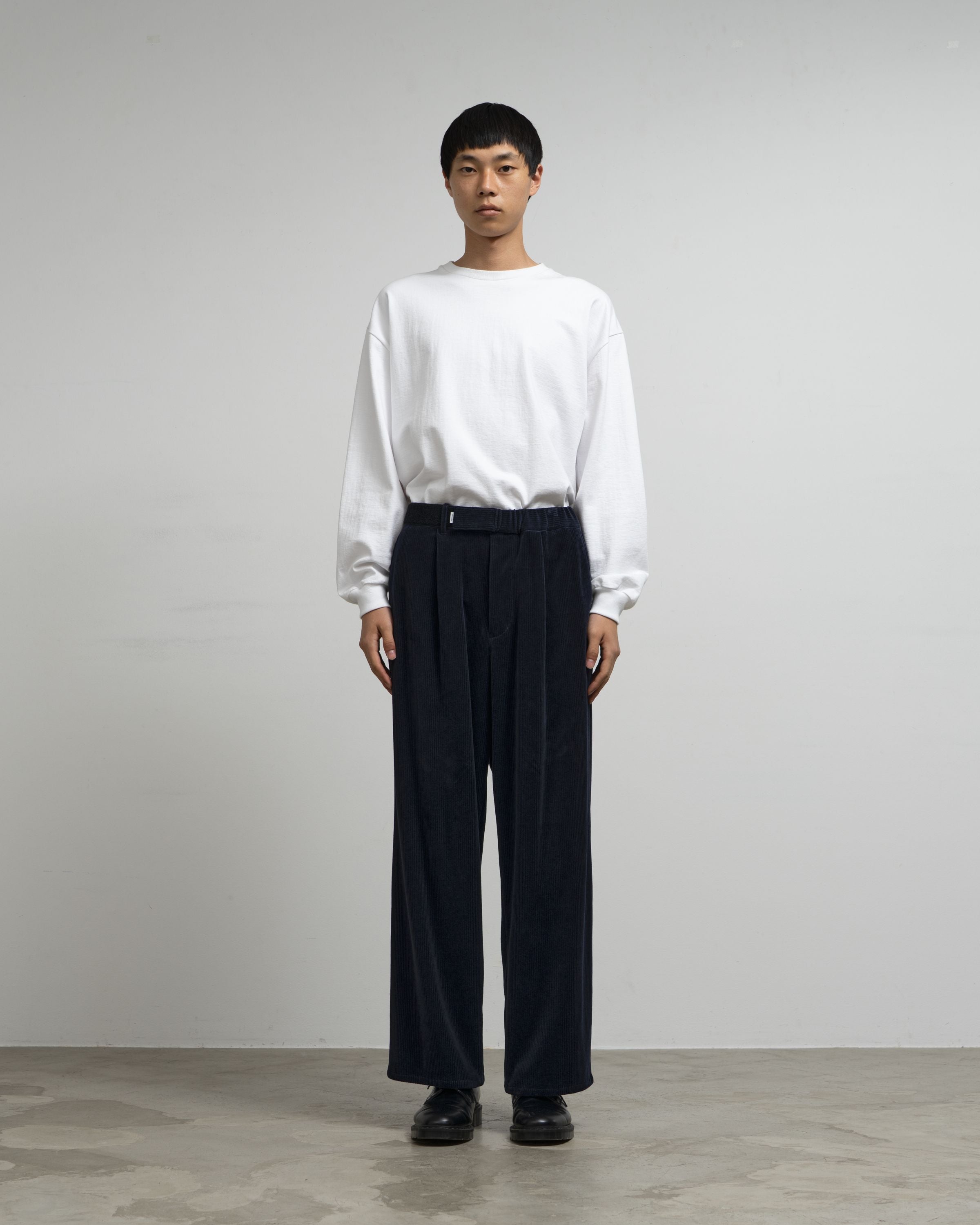 【9/5(土)発売】Soft Knit Corduroy Wide Chef Pants
