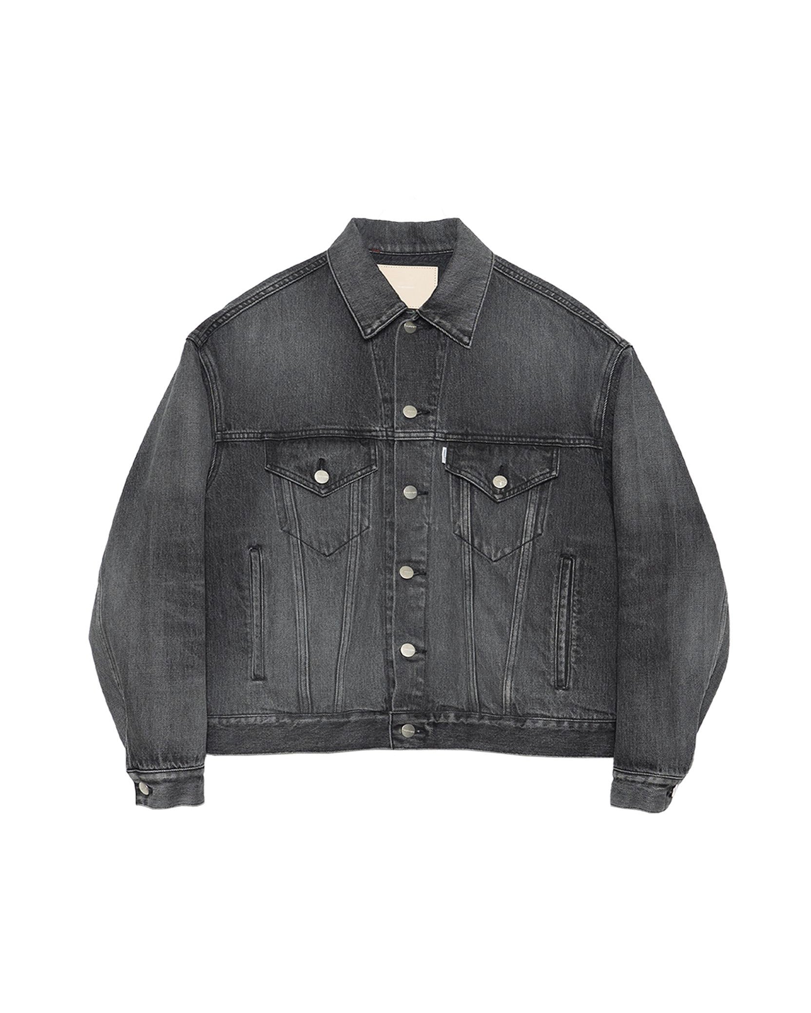 Selvage Denim Trucker Jacket -LIGHT FADE-