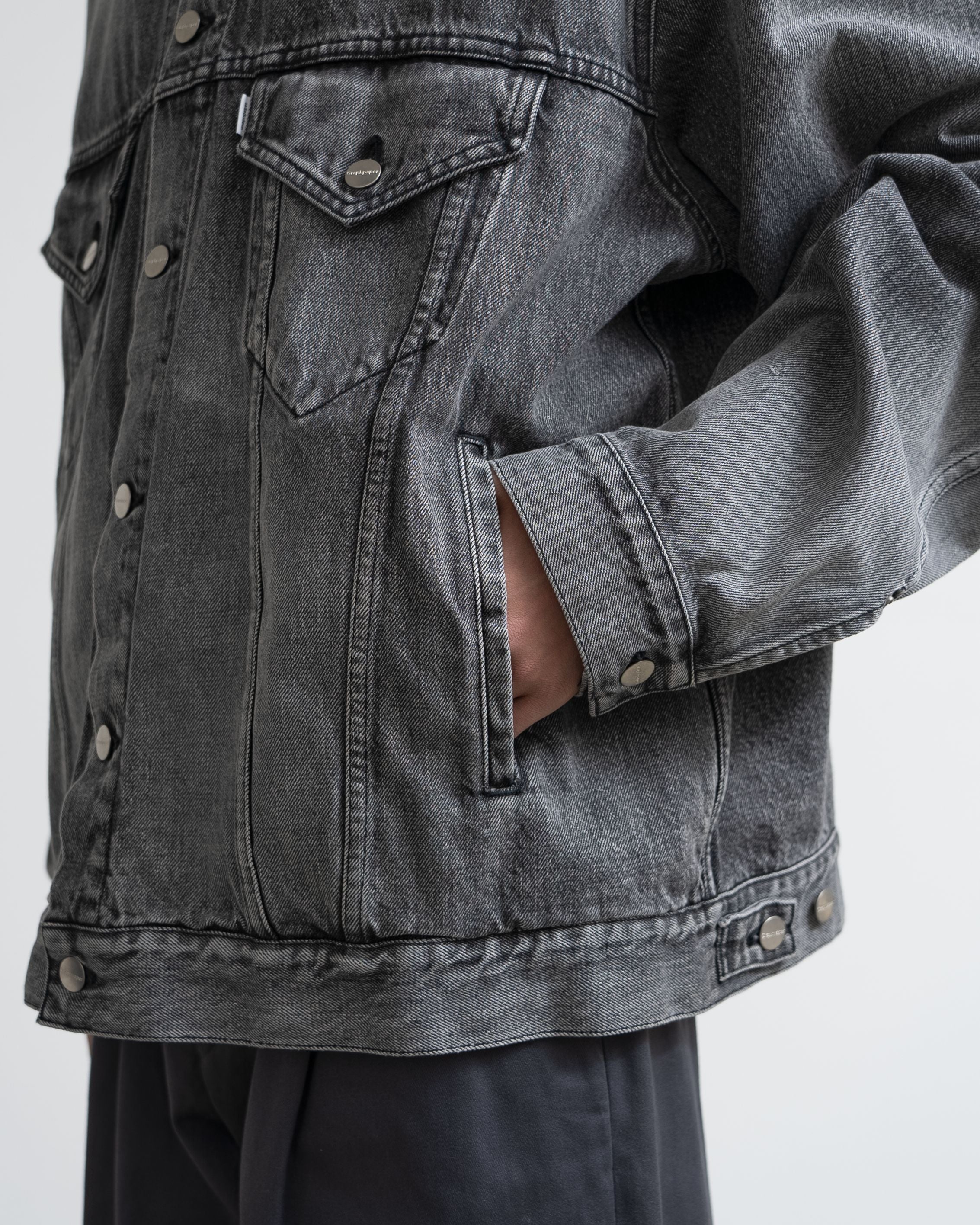 Selvage Denim Trucker Jacket(LIGHT FADE)